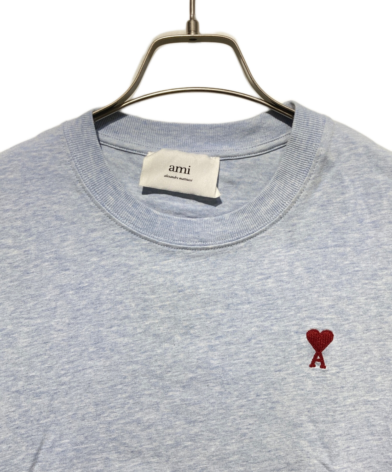 アミ アレクサンドル マテュッシ ロゴ刺繍 半袖 Ｔシャツ S グレー● 楽天市場】Tシャツ AMI ALEXANDRE MATTIUSSI Ami paris アミ パリス