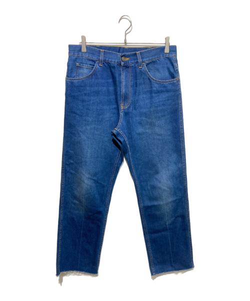 中古・古着通販】GUCCI (グッチ) カットオフデニムパンツ インディゴ