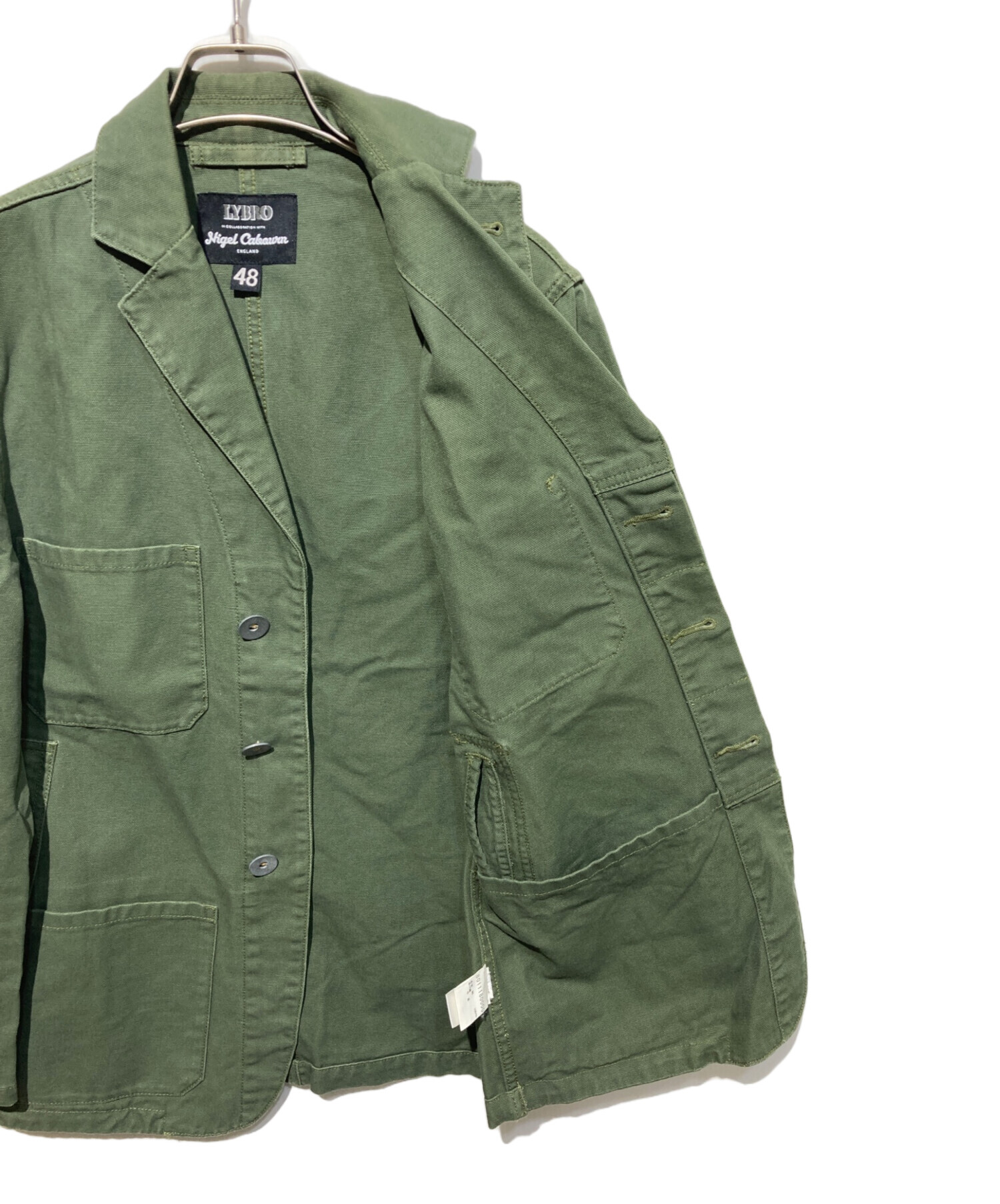 LYBRO NIGEL CABOURN ダンガリー 52 グリーン 中古・古着通販】NIGEL CABOURN (ナイジェルケーボン) LYBRO ワーク