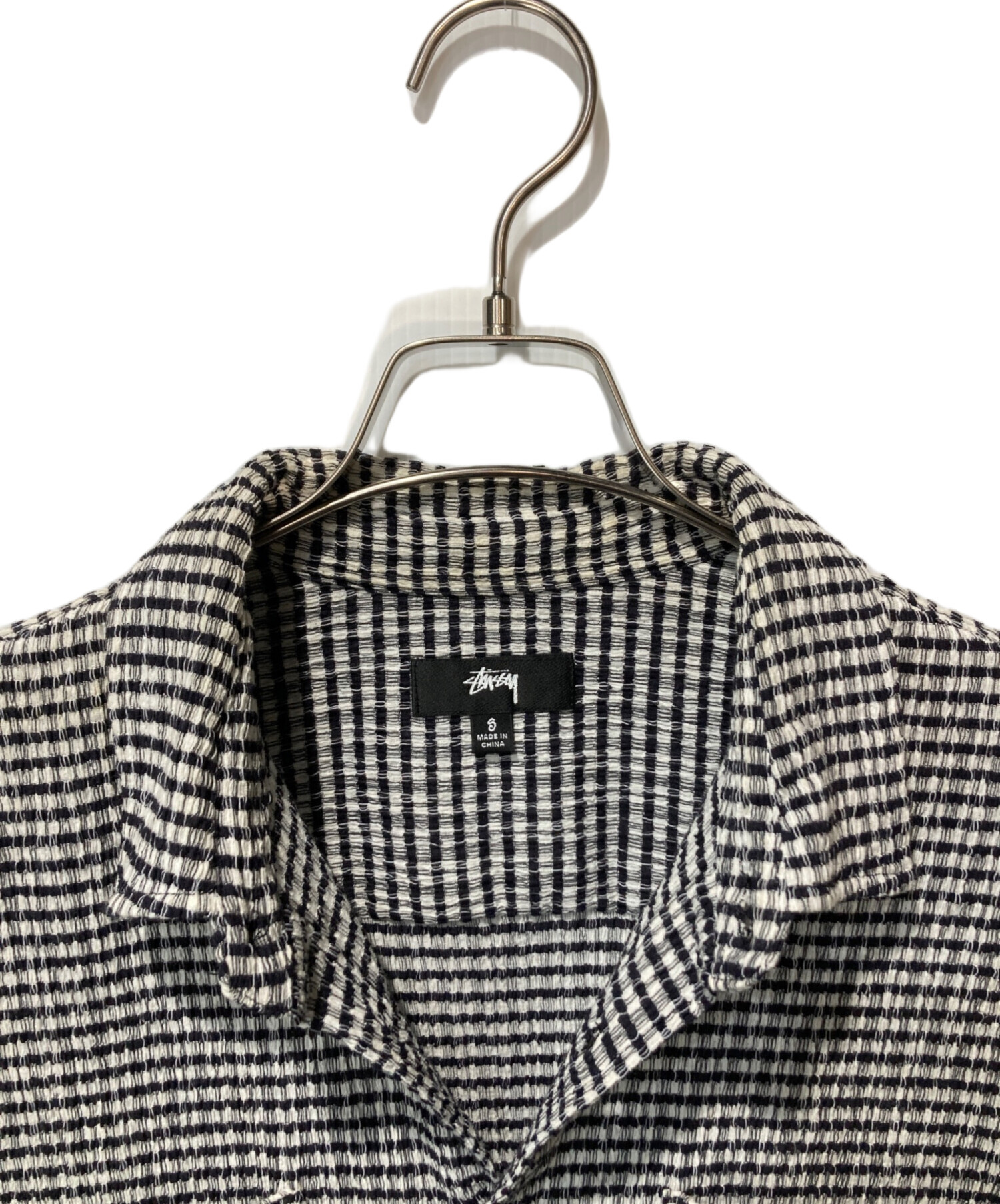 中古・古着通販】stussy (ステューシー) CRINKLED CHECK SS SHIRT