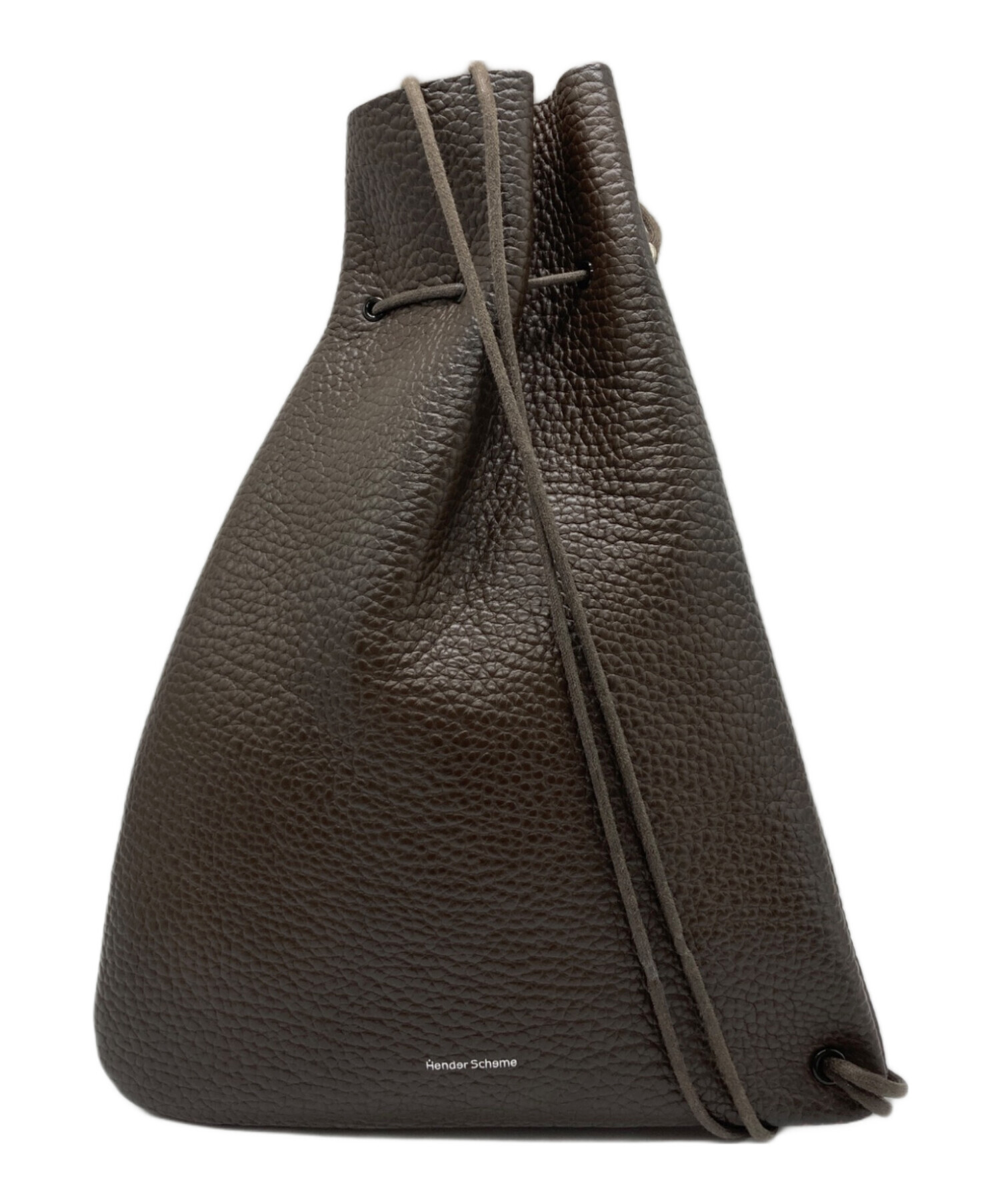 Hender Scheme Zacc エンダースキーマ 巾着　ブラック　美品 美品 Hender Scheme エンダースキーマ zacc 巾着 ショルダーバッグ