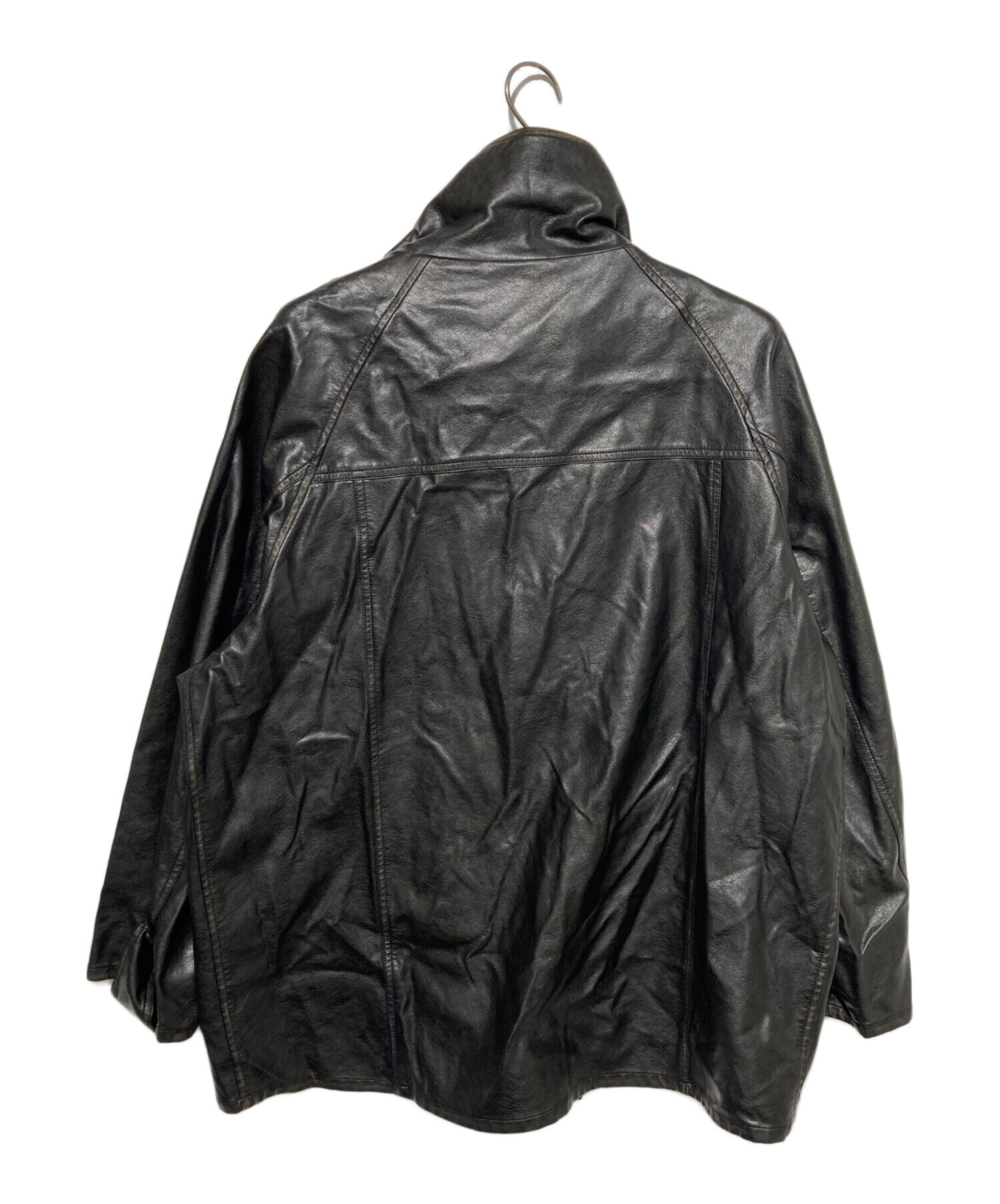 中古・古着通販】AMERI (アメリ) USED LIKE SYNTHETIC LEATHER JACKET