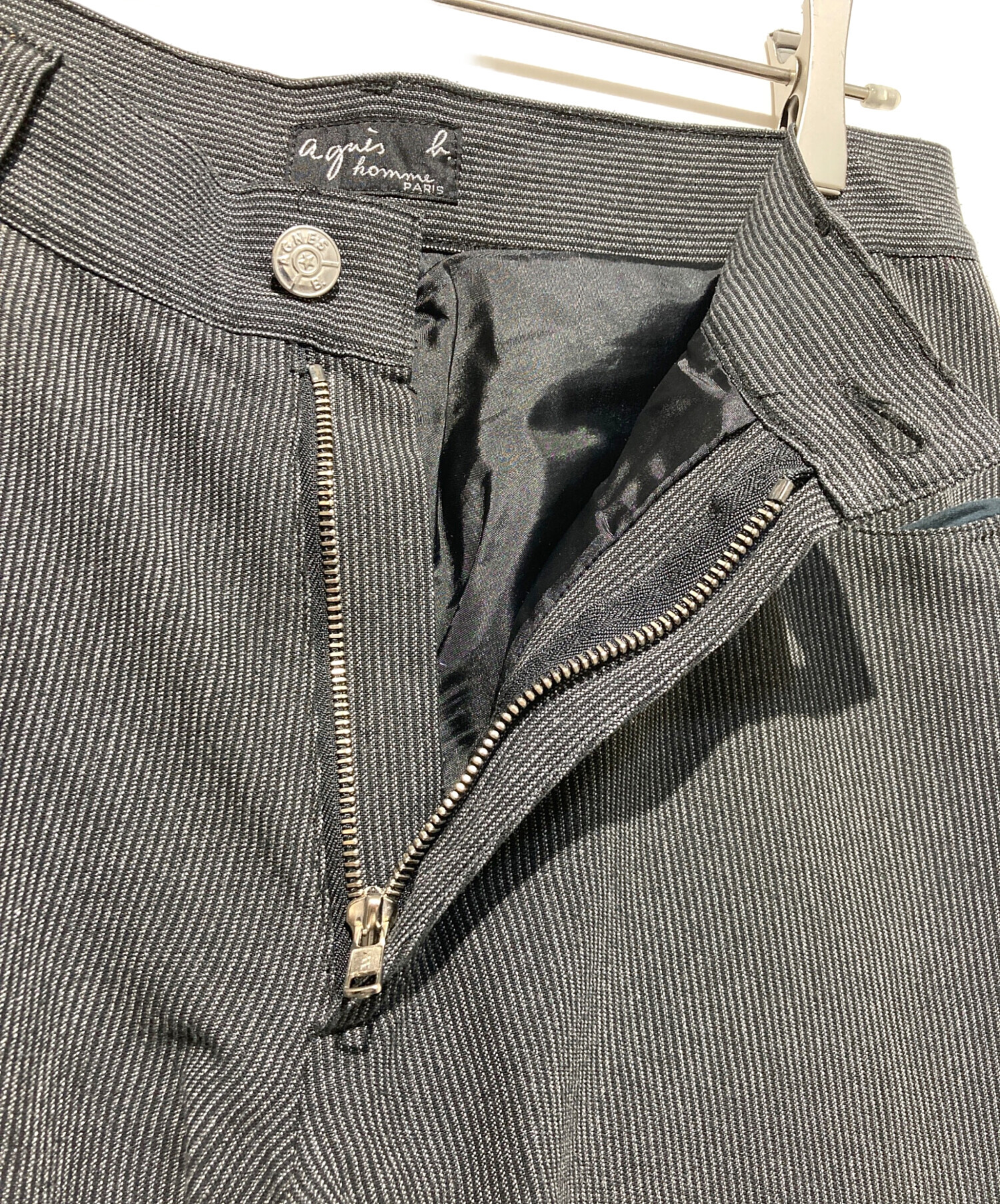 中古・古着通販】agnes b homme (アニエスベーオム) ストライプパンツ