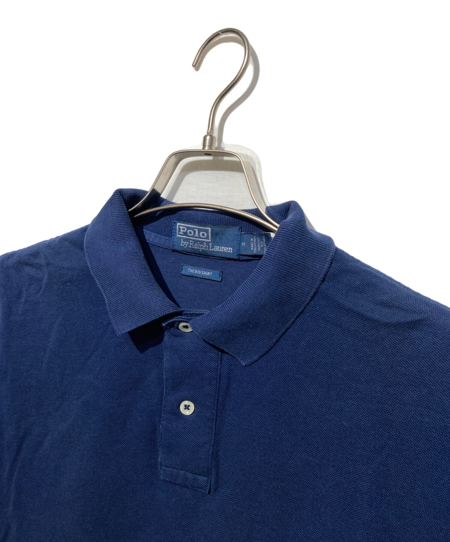 Polo Ralph Lauren ネイビー 長袖ポロシャツ 現行タグ Ralph Lauren○長袖ポロシャツ紺size XL○241021k5-m-plshラルフ