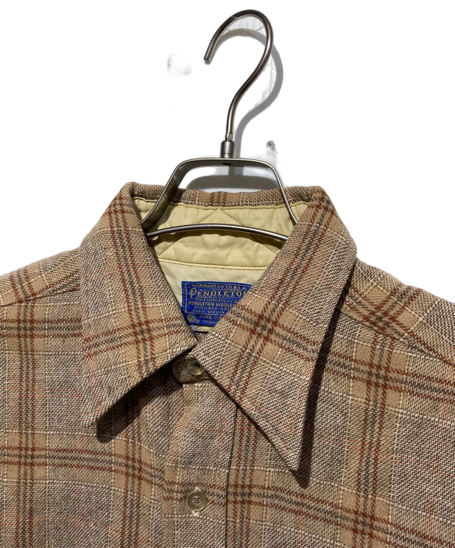 中古・古着通販】PENDLETON (ペンドルトン) 70s ウールチェックシャツ