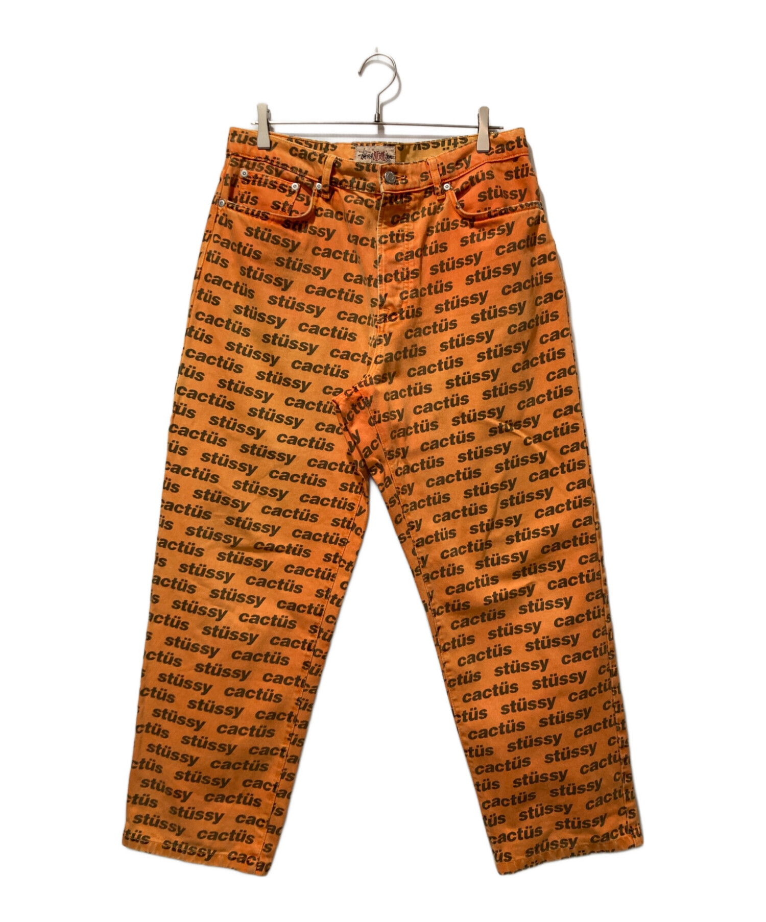 中古・古着通販】stussy (ステューシー) BIG OL JEAN オレンジ サイズ 