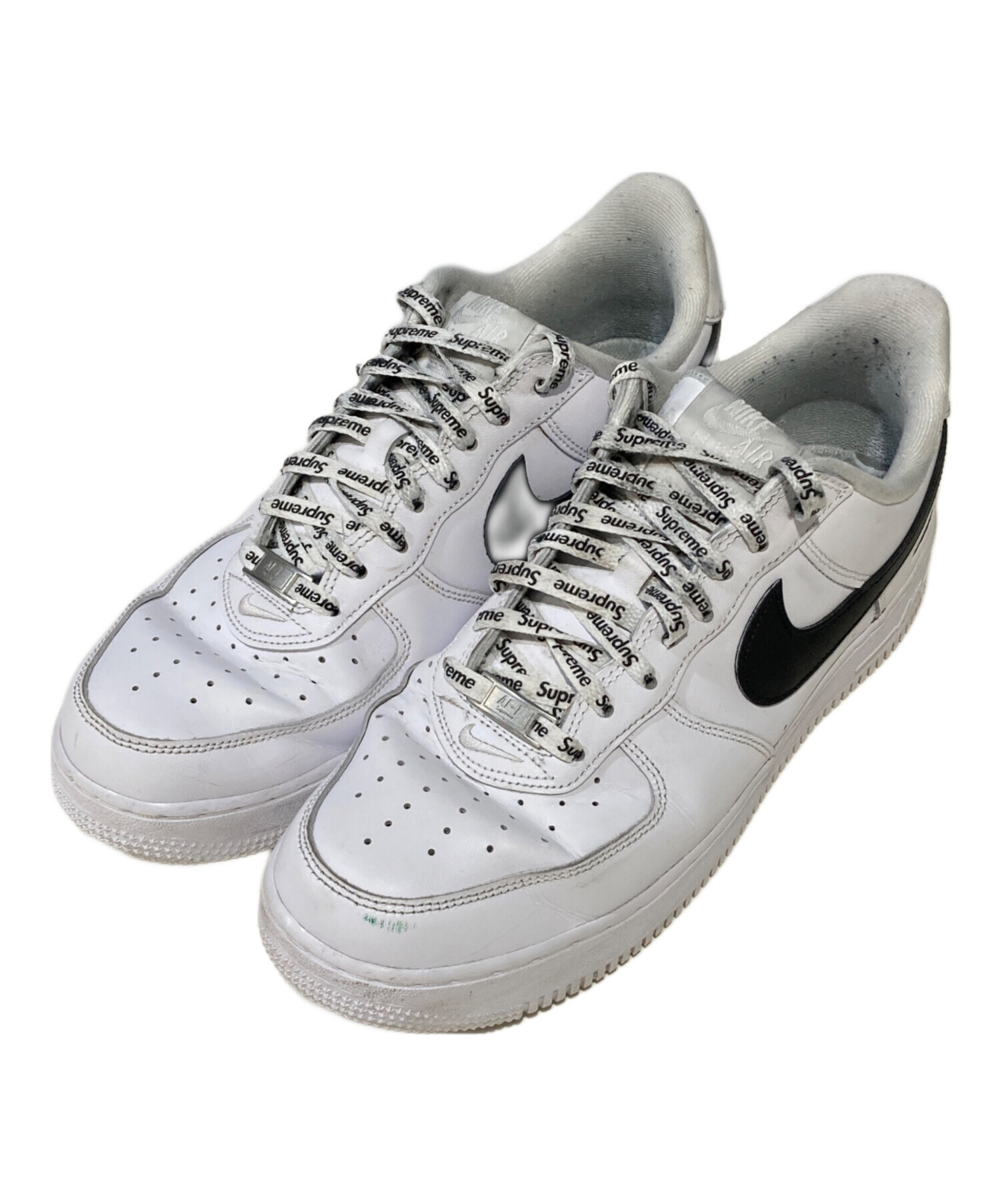 中古 SUPREME × NIKE AIR FORCE 1 LOW 白 25cm 中古・古着通販】NIKE (ナイキ) Supreme (シュプリーム) AIR FORCE1
