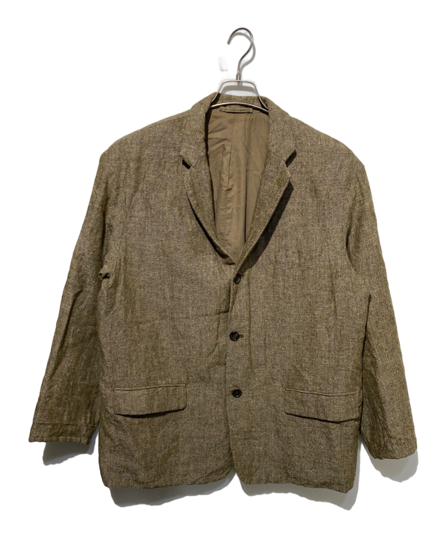 テーラードジャケット Graphpaper  KIBATA Jacket 中古・古着通販】Graphpaper (グラフペーパー) TWEED KIBATA JACKET
