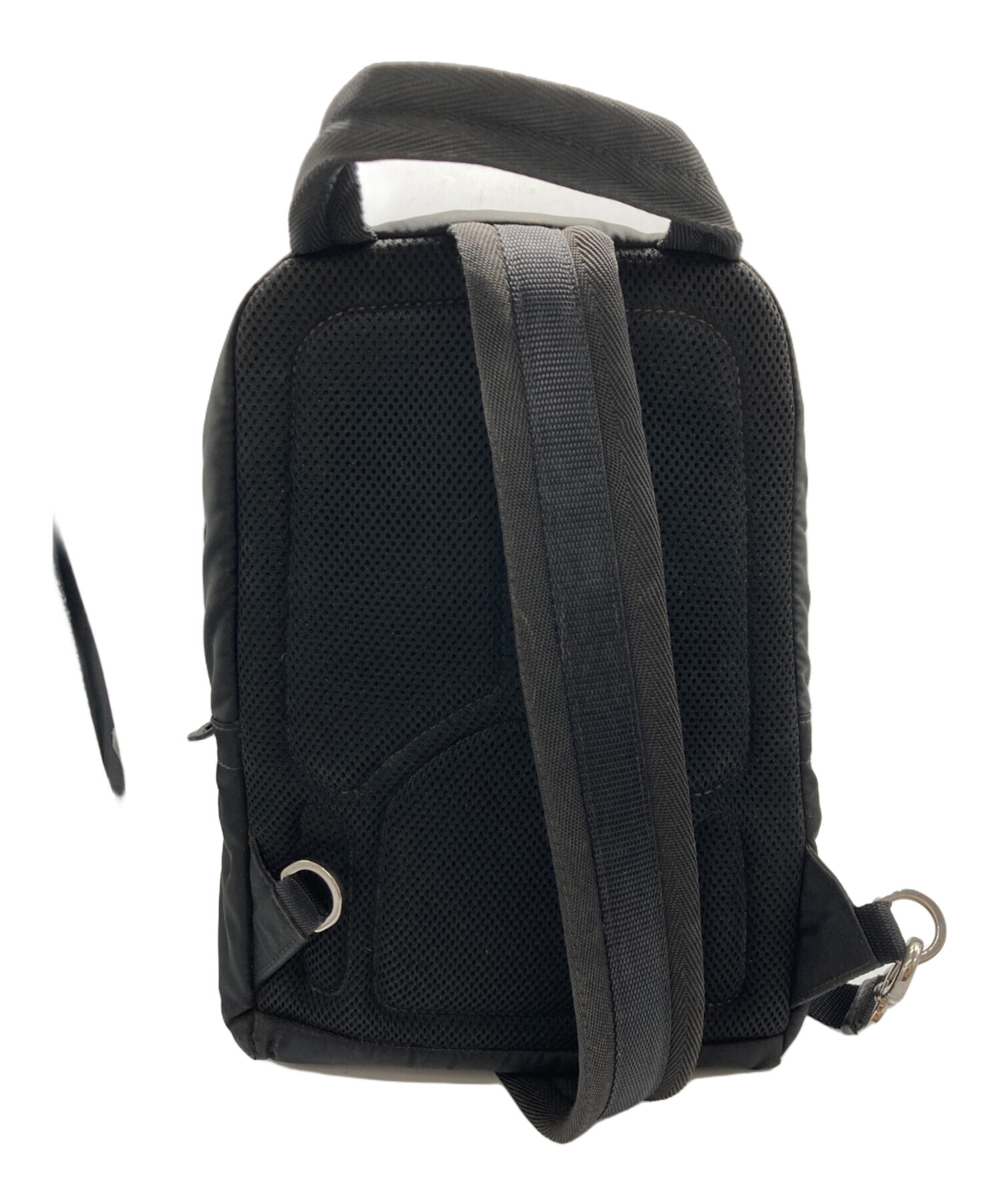 PRADA ブラック ボディバッグ　黒　未使用品 中古・古着通販】PRADA (プラダ) ナイロンボディバッグ ブラック