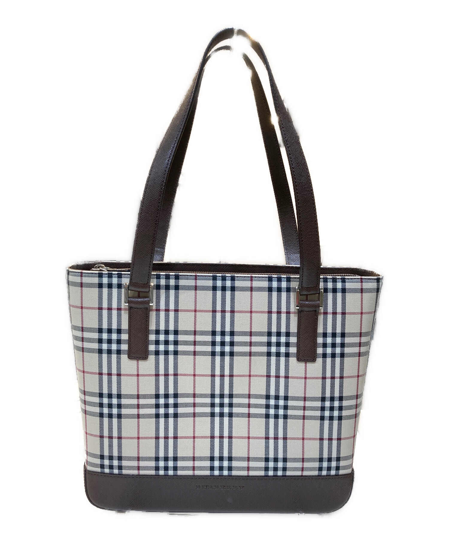 中古・古着通販】BURBERRY (バーバリー) ノヴァチェックトートバッグ