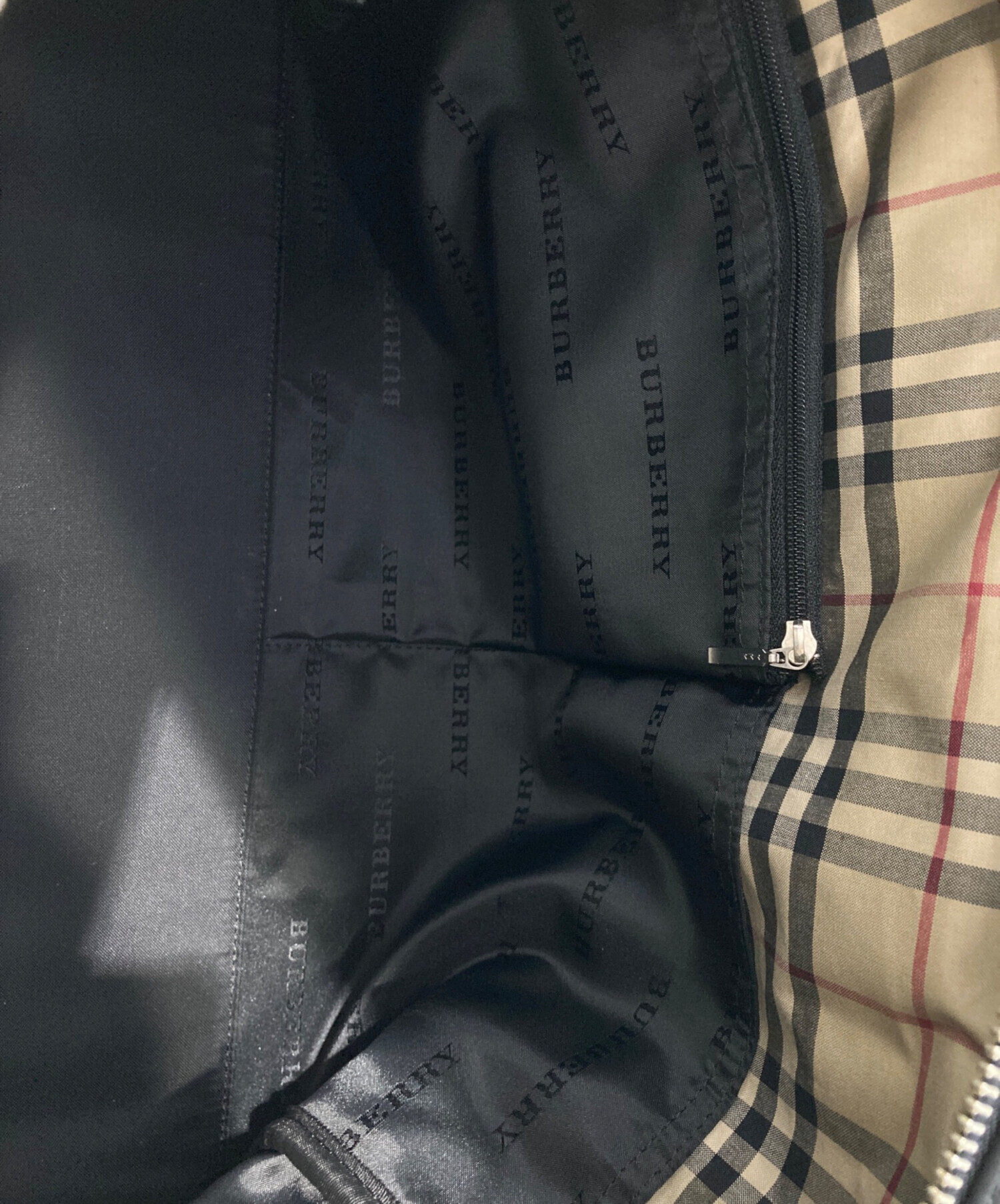中古・古着通販】BURBERRY (バーバリー) ミニボストンバッグ ブラック 中古・古着通販】BURBERRY (バーバリー) ミニボストンバッグ ブラック