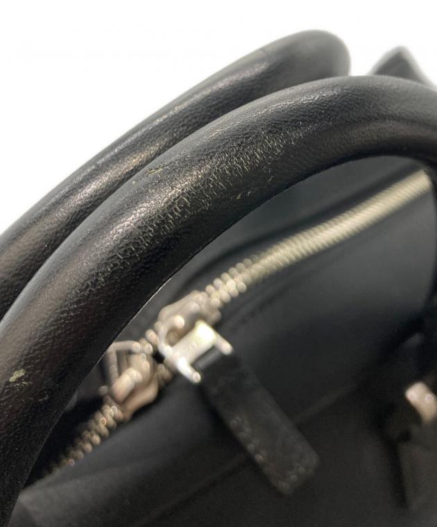 中古・古着通販】BURBERRY (バーバリー) ミニボストンバッグ ブラック 中古・古着通販】BURBERRY (バーバリー) ミニボストンバッグ ブラック