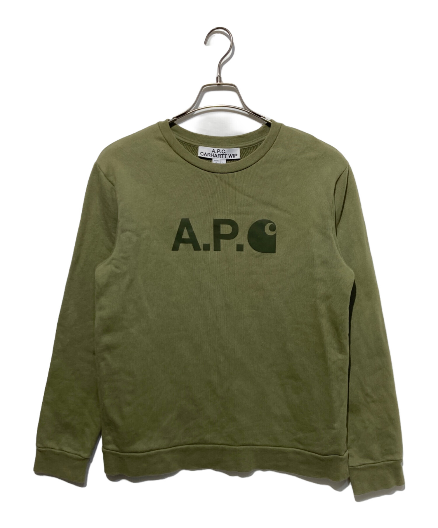 carhartt wip a.p.c スウェット 中古・古着通販】A.P.C. (アーペーセー) CARHARTT WIP (カーハート