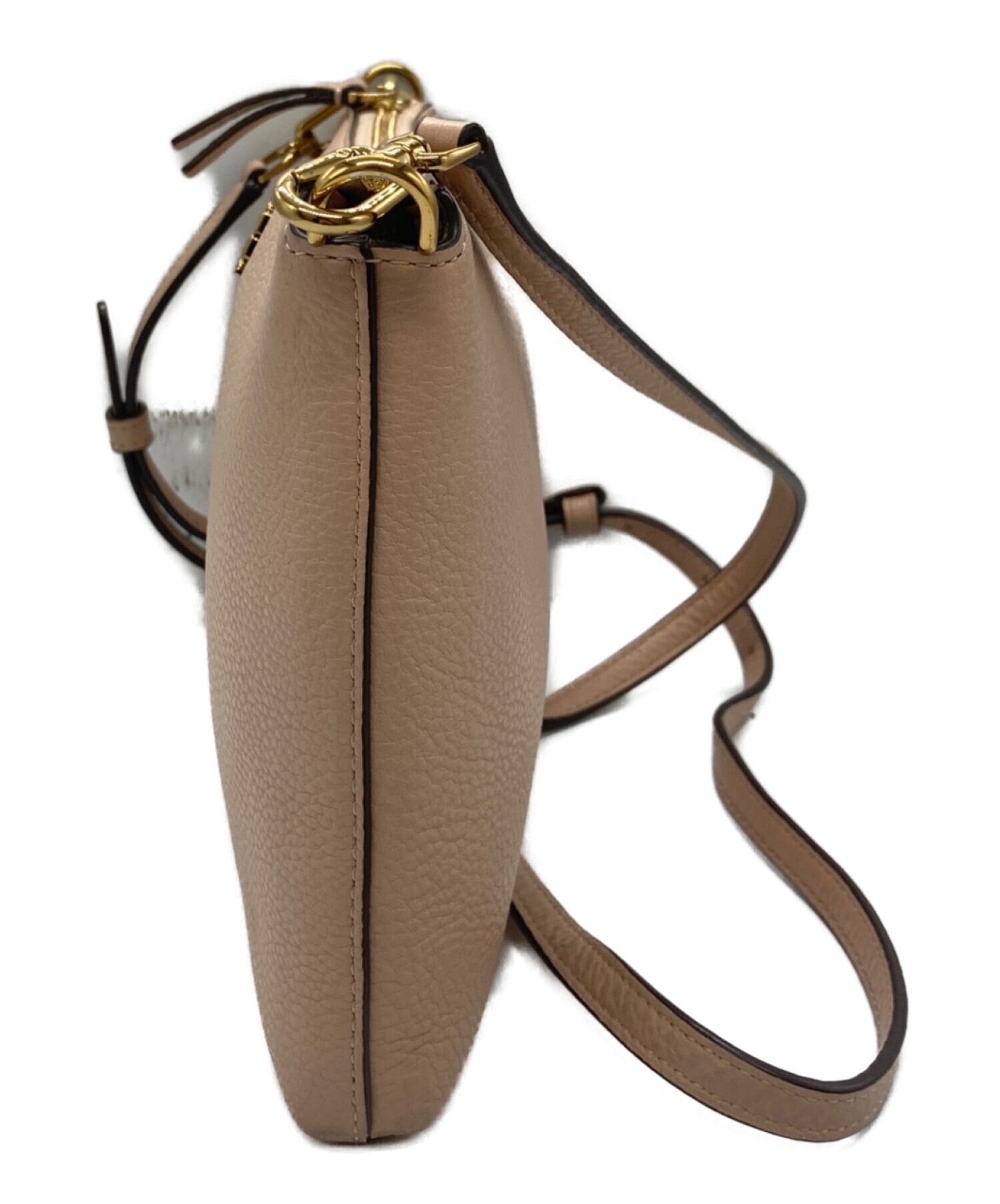 値下げ●トリーバーチ●ロゴ柄 ナイロン ポーチショルダー●未使用 中古・古着通販】TORY BURCH (トリーバーチ) ショルダーバッグ ピンク