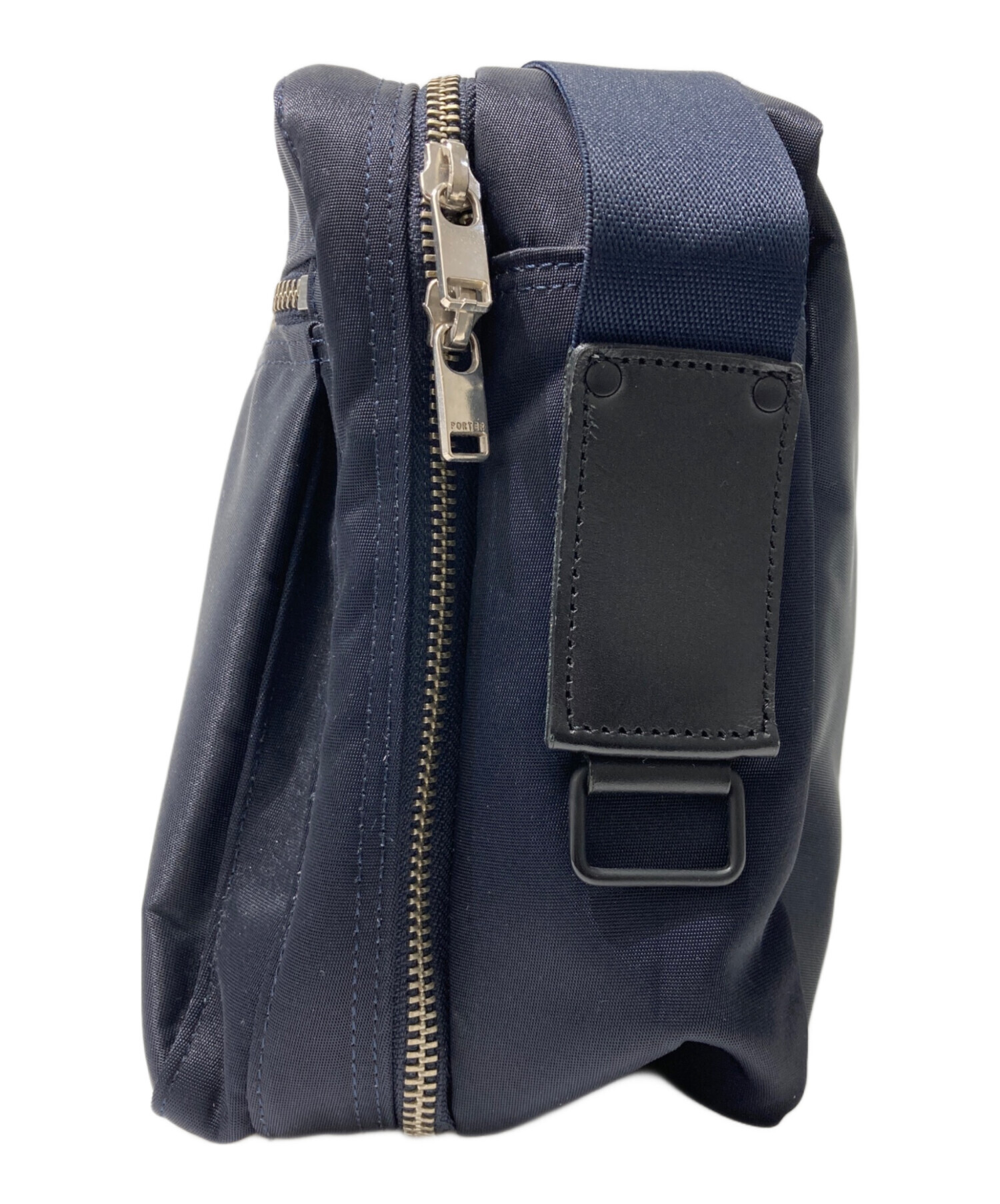 中古・古着通販】PORTER (ポーター) リフト ショルダーバッグ ネイビー 中古・古着通販】PORTER (ポーター) リフト ショルダーバッグ ネイビー