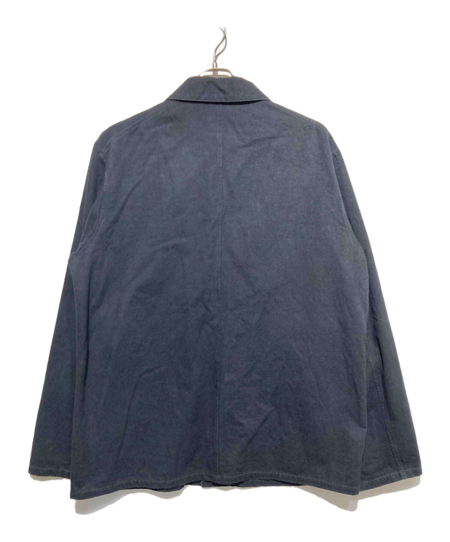 中古・古着通販】SUS-SOUS (シュス) リネン混カバーオール ブラック