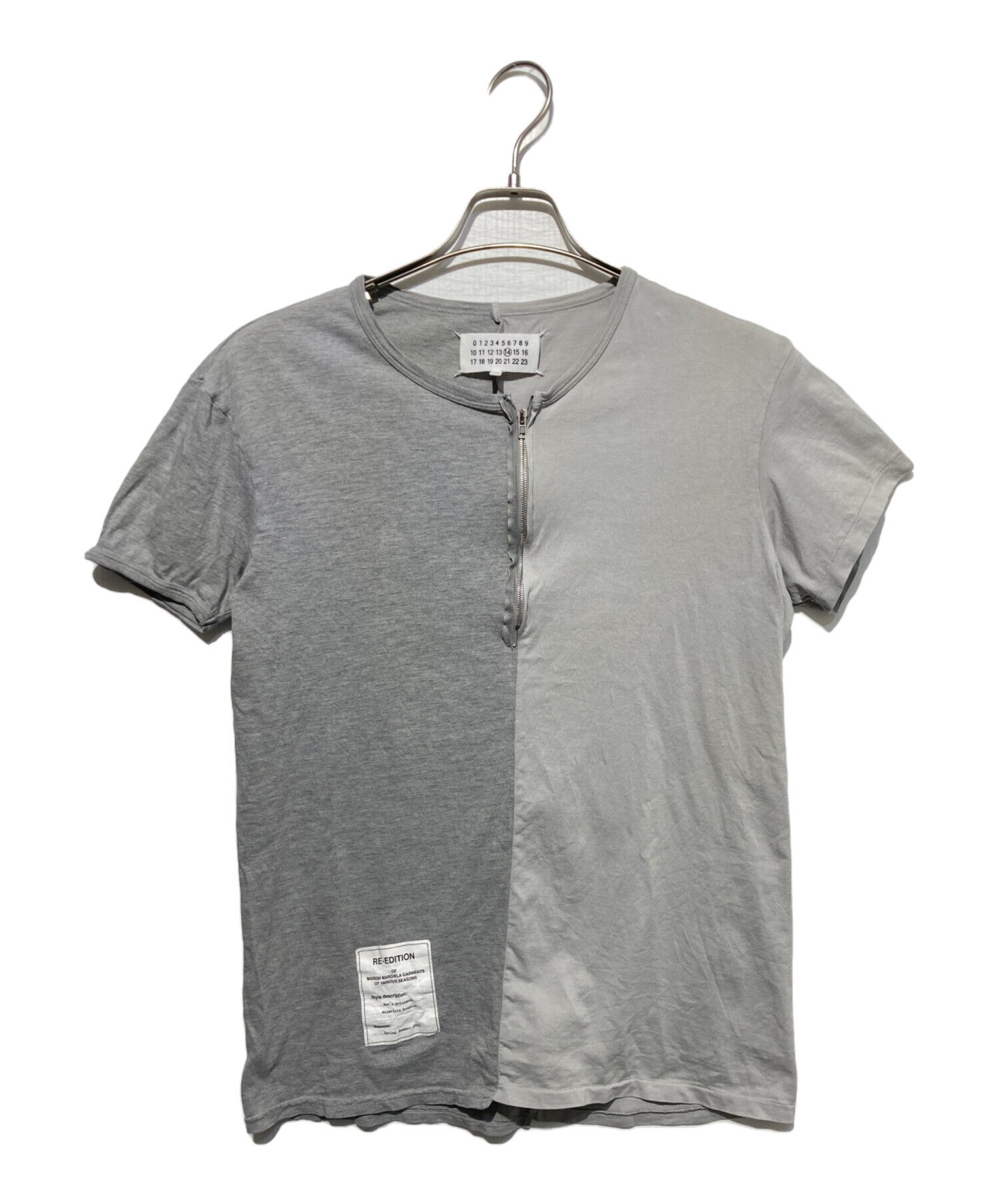 Maison Margiela グレー 七分袖カットソー 中古・古着通販】Maison Margiela (メゾンマルジェラ) RE-EDITION