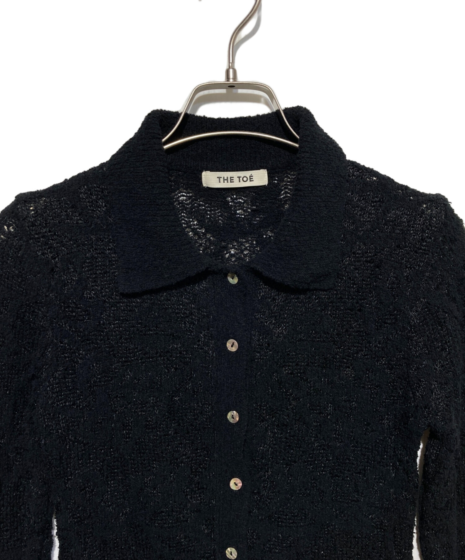 中古・古着通販】THE TOE (ザ・トゥー) Schnoor Top ブラック サイズ:S