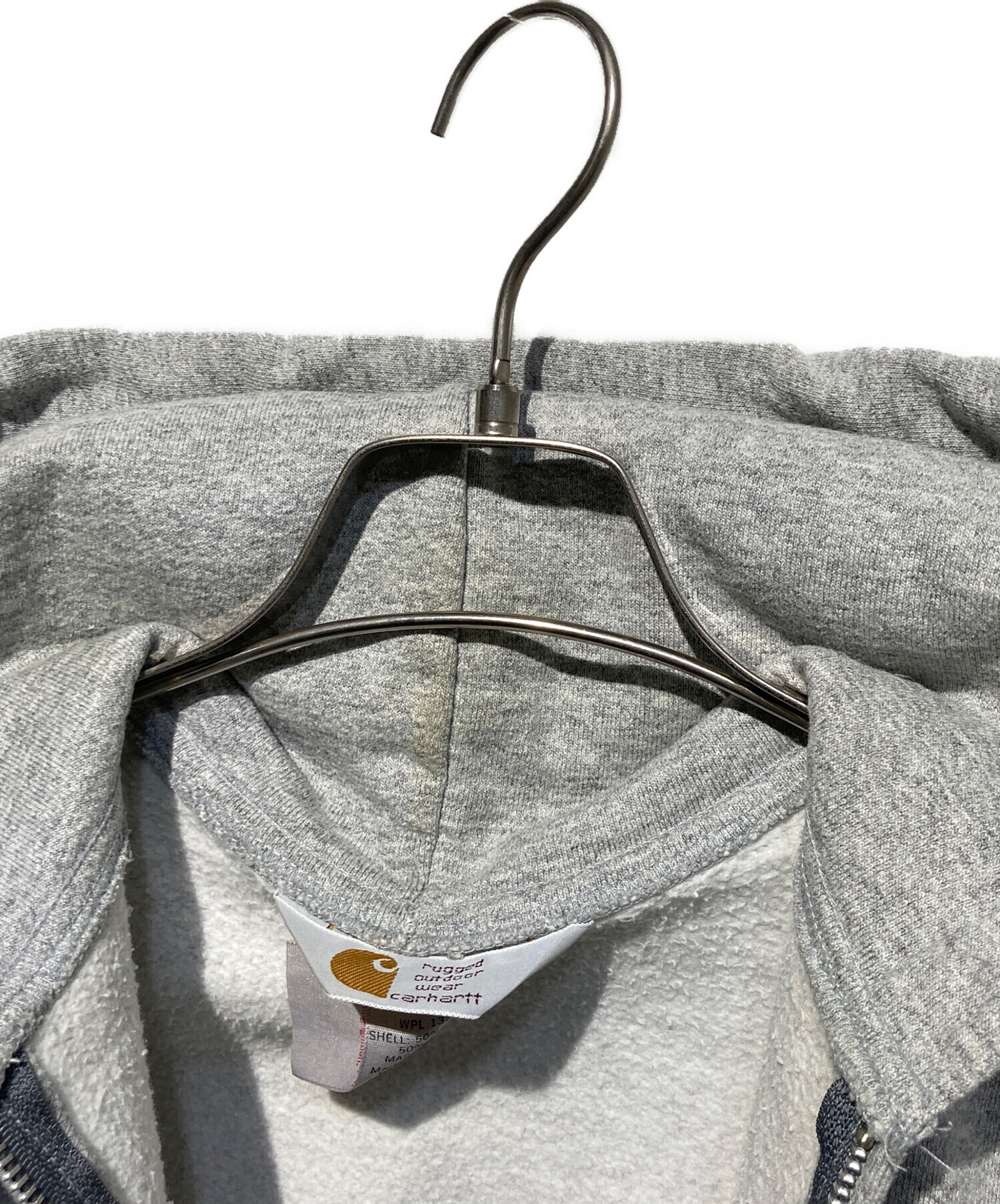中古・古着通販】CarHartt (カーハート) ジップパーカー グレー サイズ