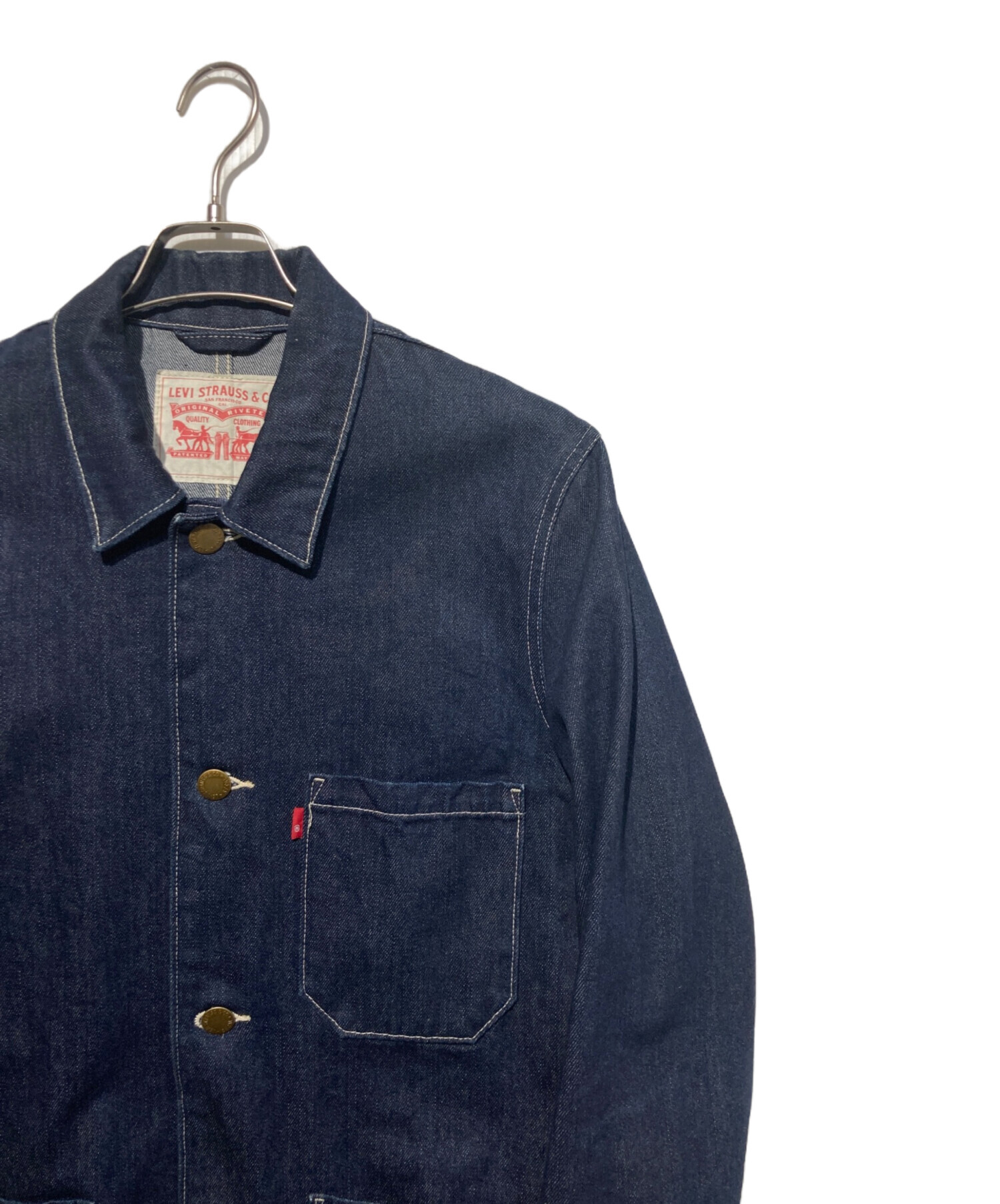 中古・古着通販】LEVI'S (リーバイス) デニムカバーオール インディゴ