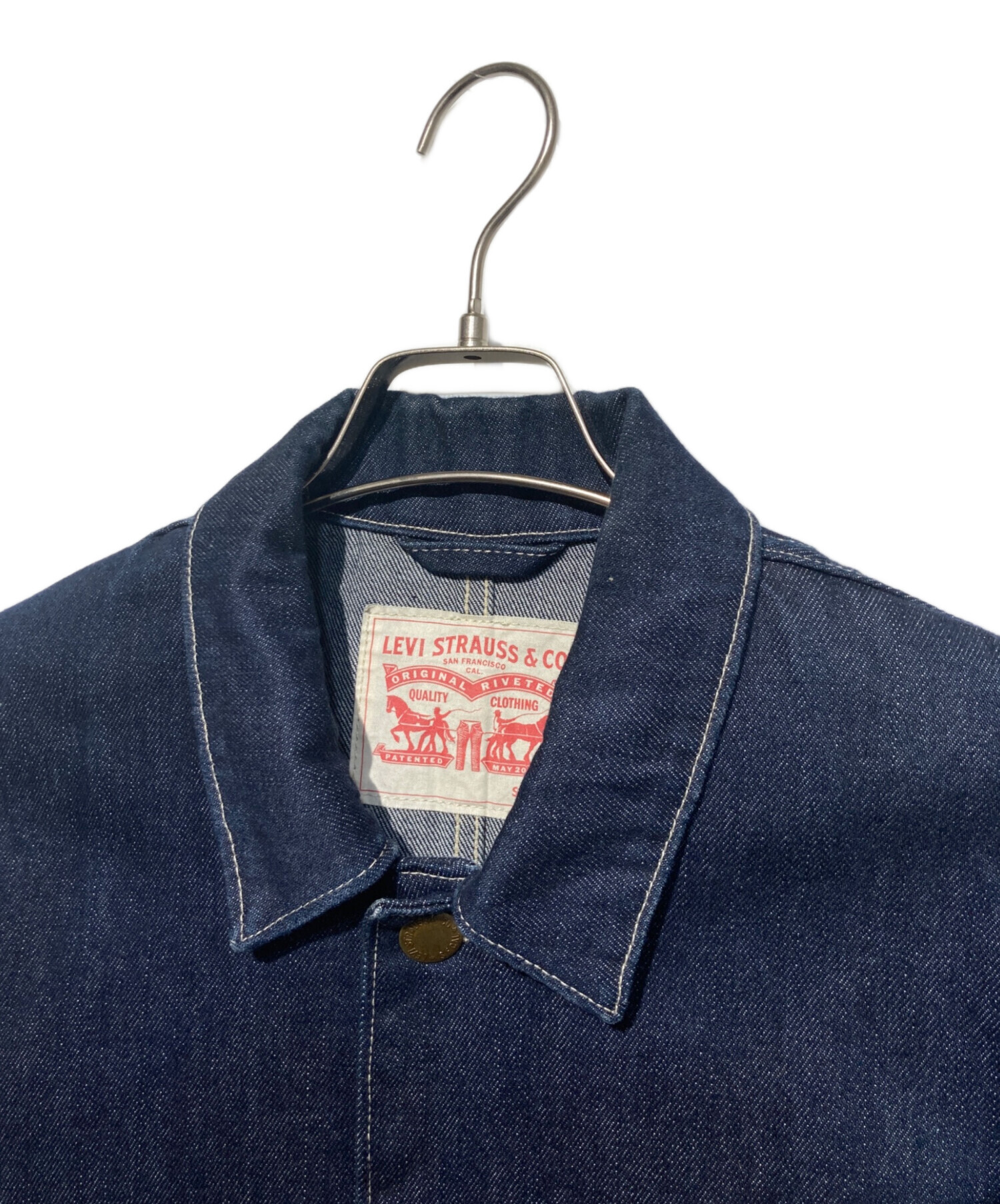 中古・古着通販】LEVI'S (リーバイス) デニムカバーオール インディゴ