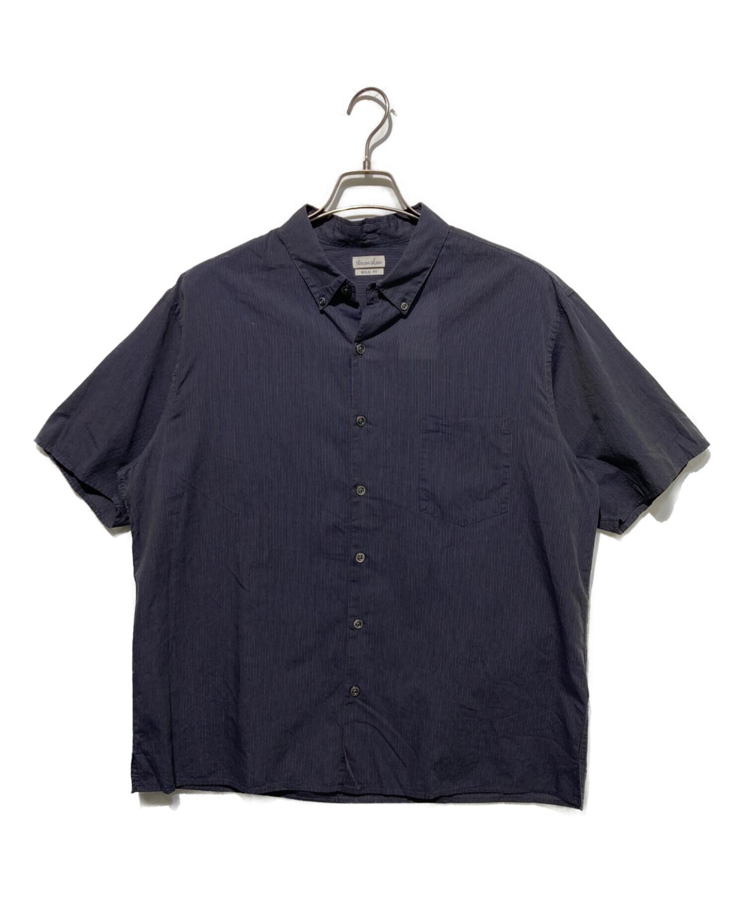 中古・古着通販】STEVEN ALAN (スティーブンアラン) ストライプシャツ