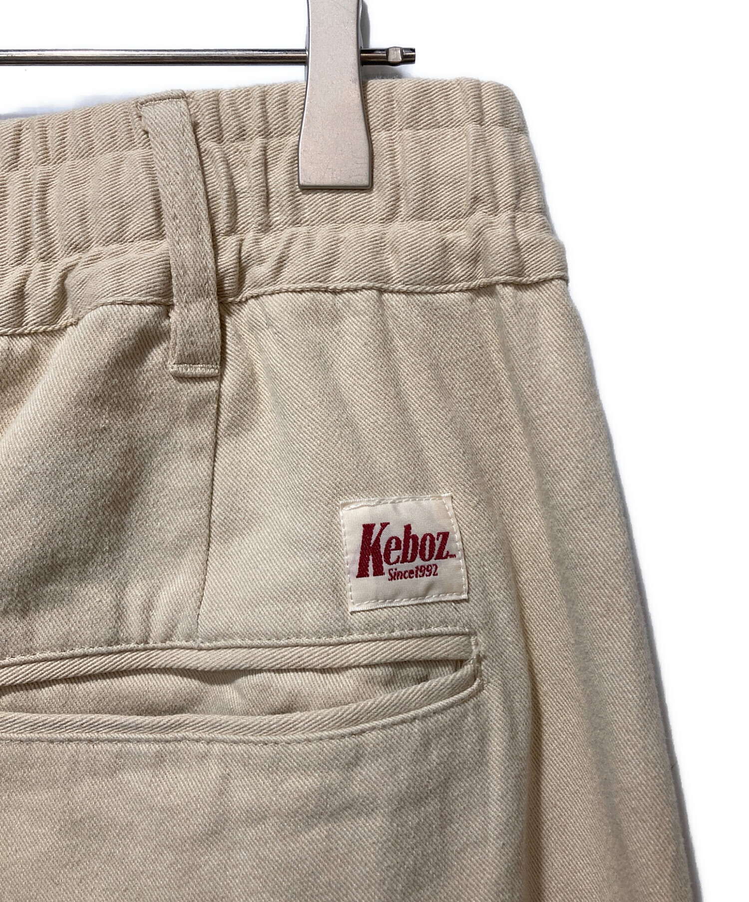 中古・古着通販】KEBOZ (ケボズ) イージーパンツ ベージュ サイズ:XL