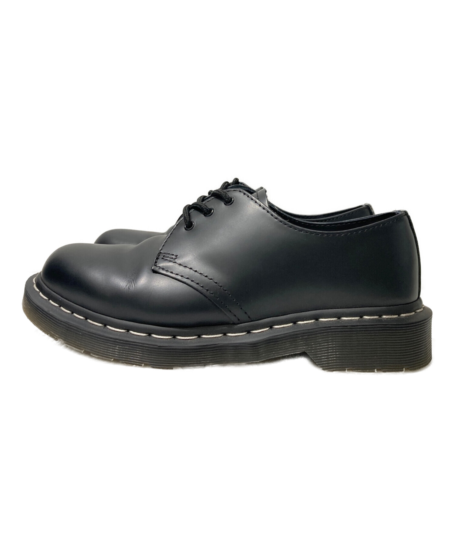 ドクターマーチン 3ホールシューズ/UK6 中古・古着通販】Dr.Martens (ドクターマーチン) ホワイトステッチ3