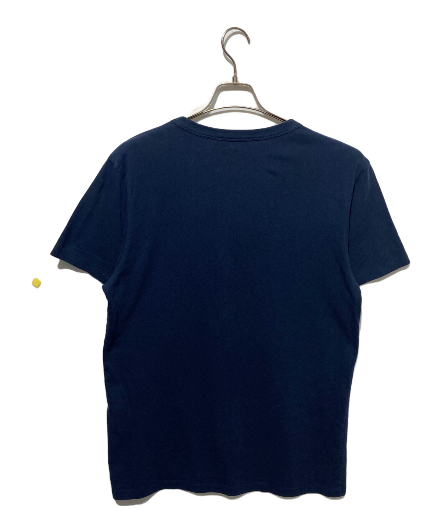 MAISON KITSUNÉ ネイビー Tシャツ 中古・古着通販】MAISON KITSUNE (メゾンキツネ) ロゴプントTシャツ