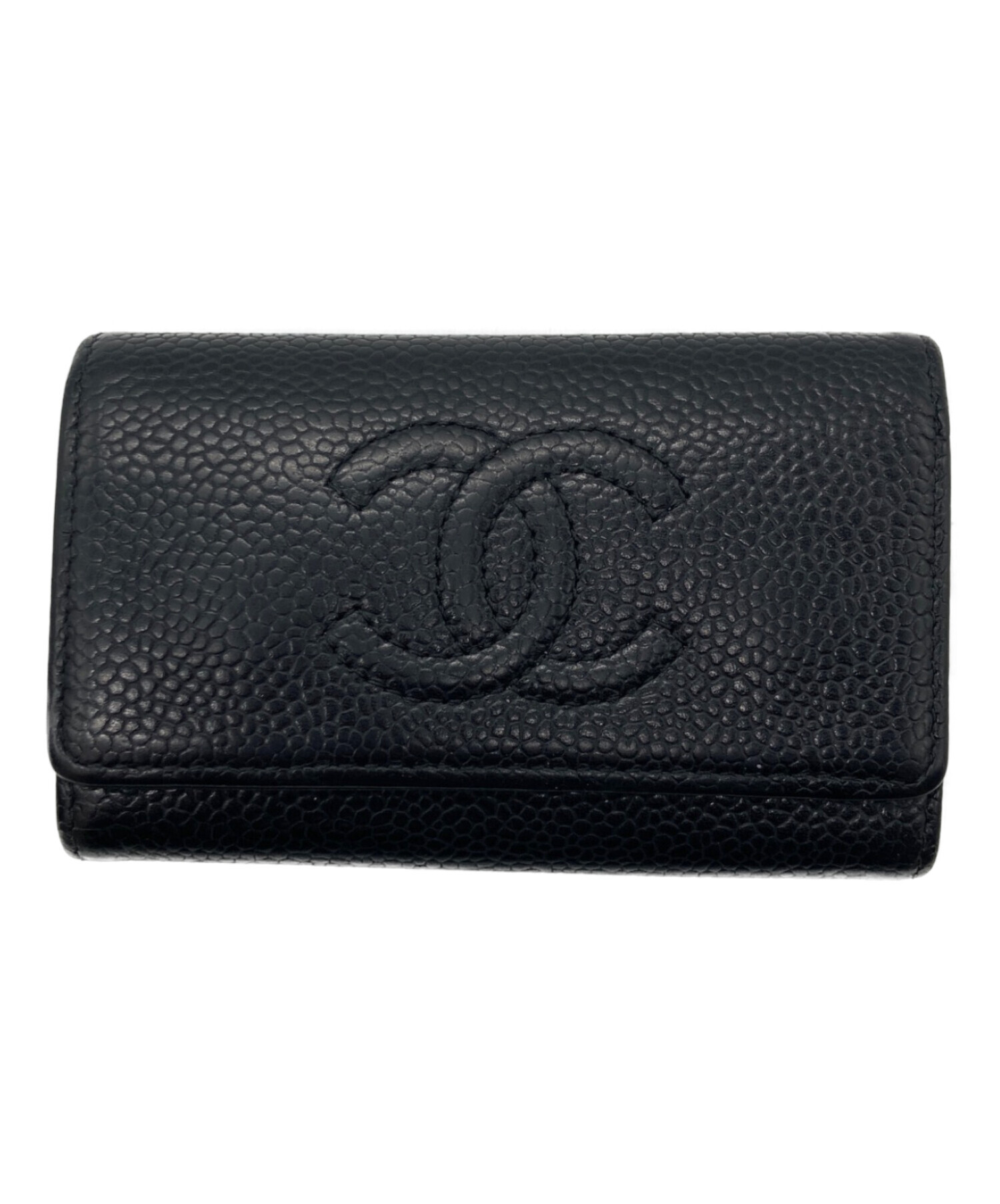 中古・古着通販】CHANEL (シャネル) キャビアスキン6連キーケース