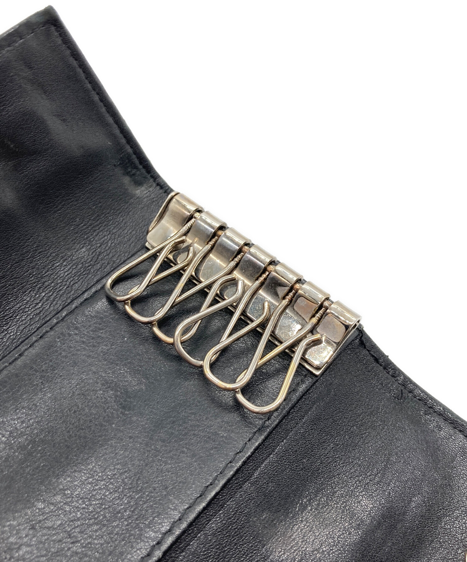 中古・古着通販】CHANEL (シャネル) キャビアスキン6連キーケース