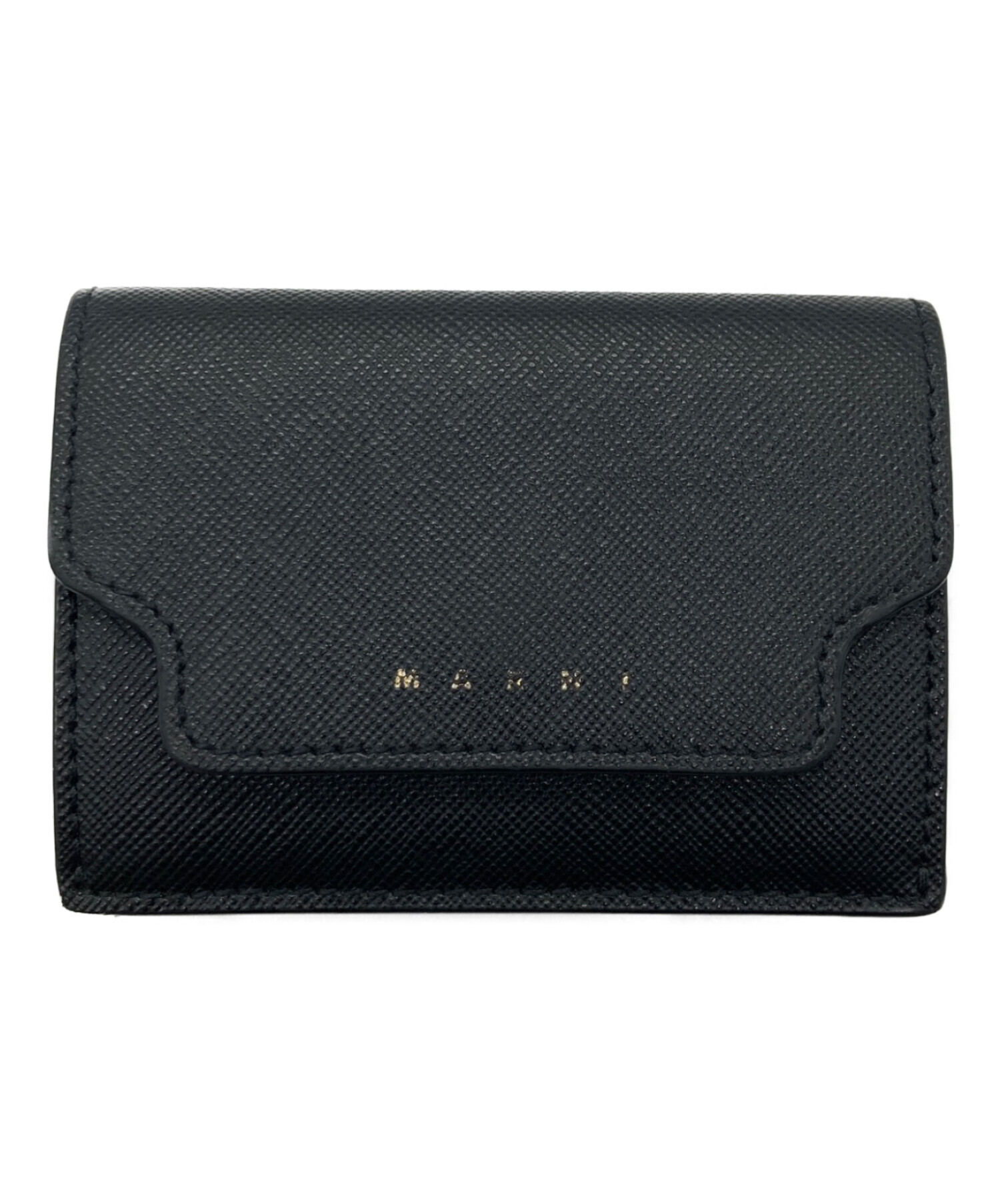 中古・古着通販】MARNI (マルニ) Tri Fold Wallet ブラック｜ブランド