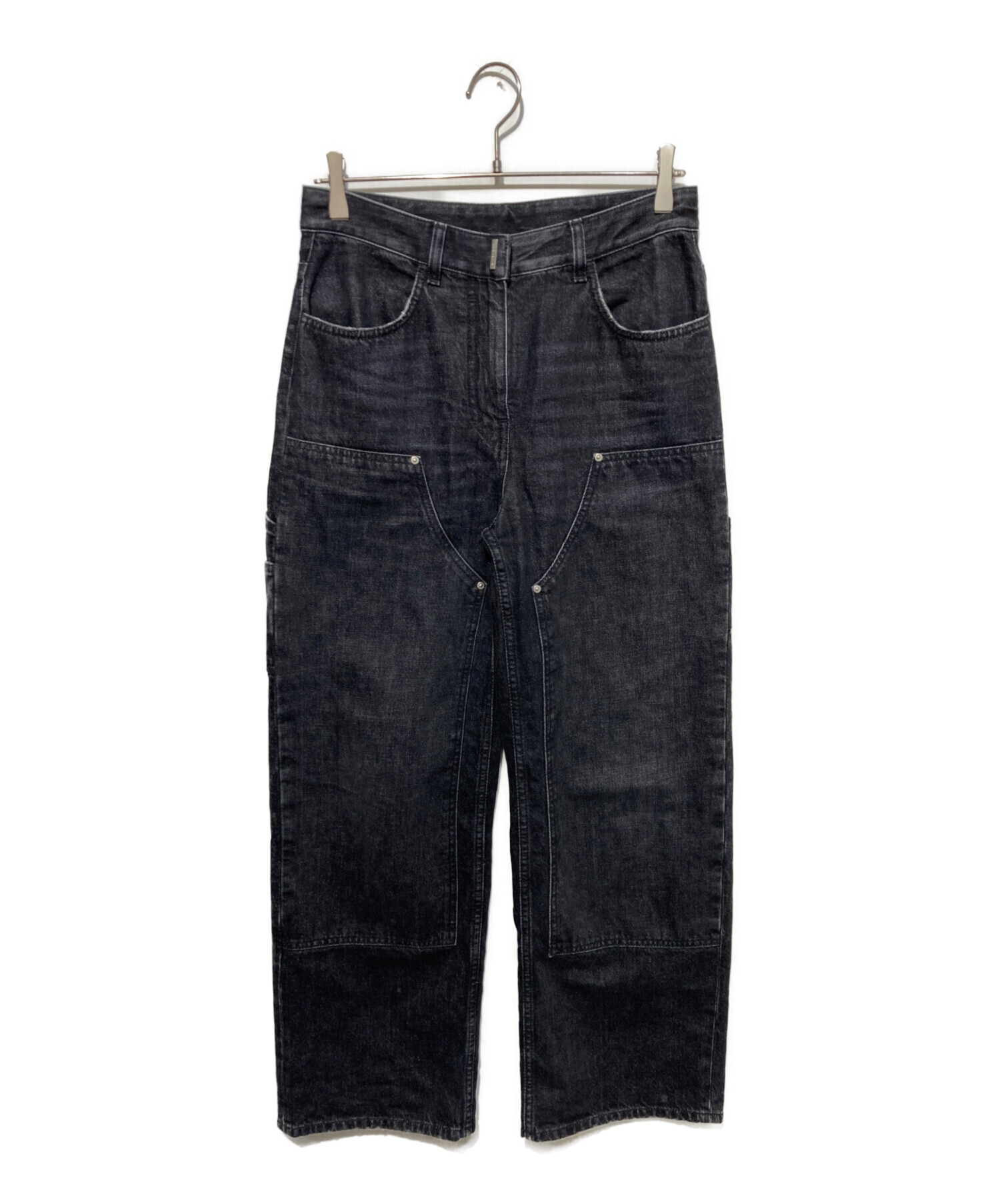 GIVENCHY ブラック コーデュロイ 中古・古着通販】GIVENCHY (ジバンシィ) ダブルニーデニムパンツ