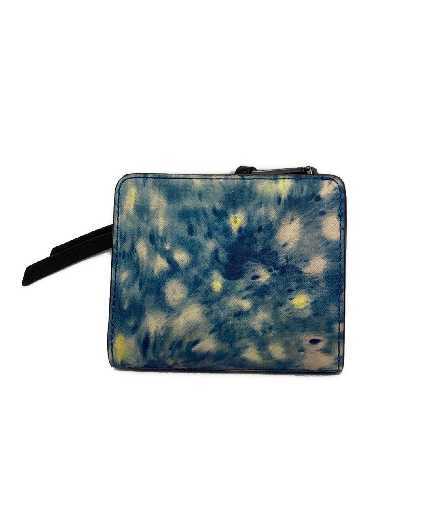 【MARC JACOBS スナップショット　二つ折り財布 ブルー 】 中古・古着通販】MARC JACOBS (マークジェイコブス) ザ スナップ