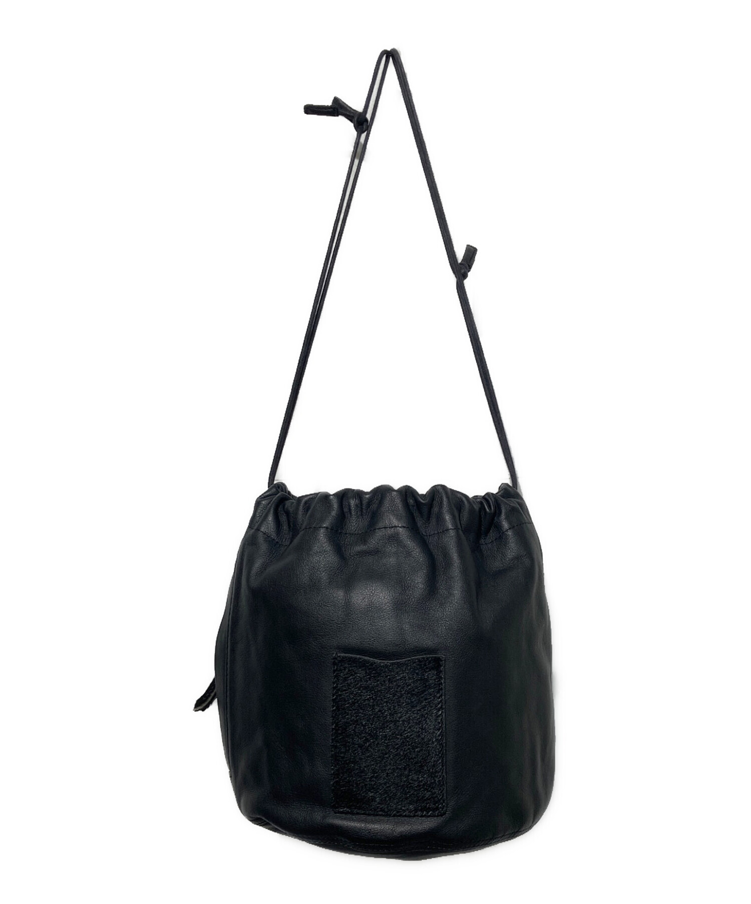 BEAMS SLOW 別注Personal Effect Bag 巾着バッグ 黒 中古・古着通販】SLOW (スロウ) BEAMS (ビームス) 別注 Personal