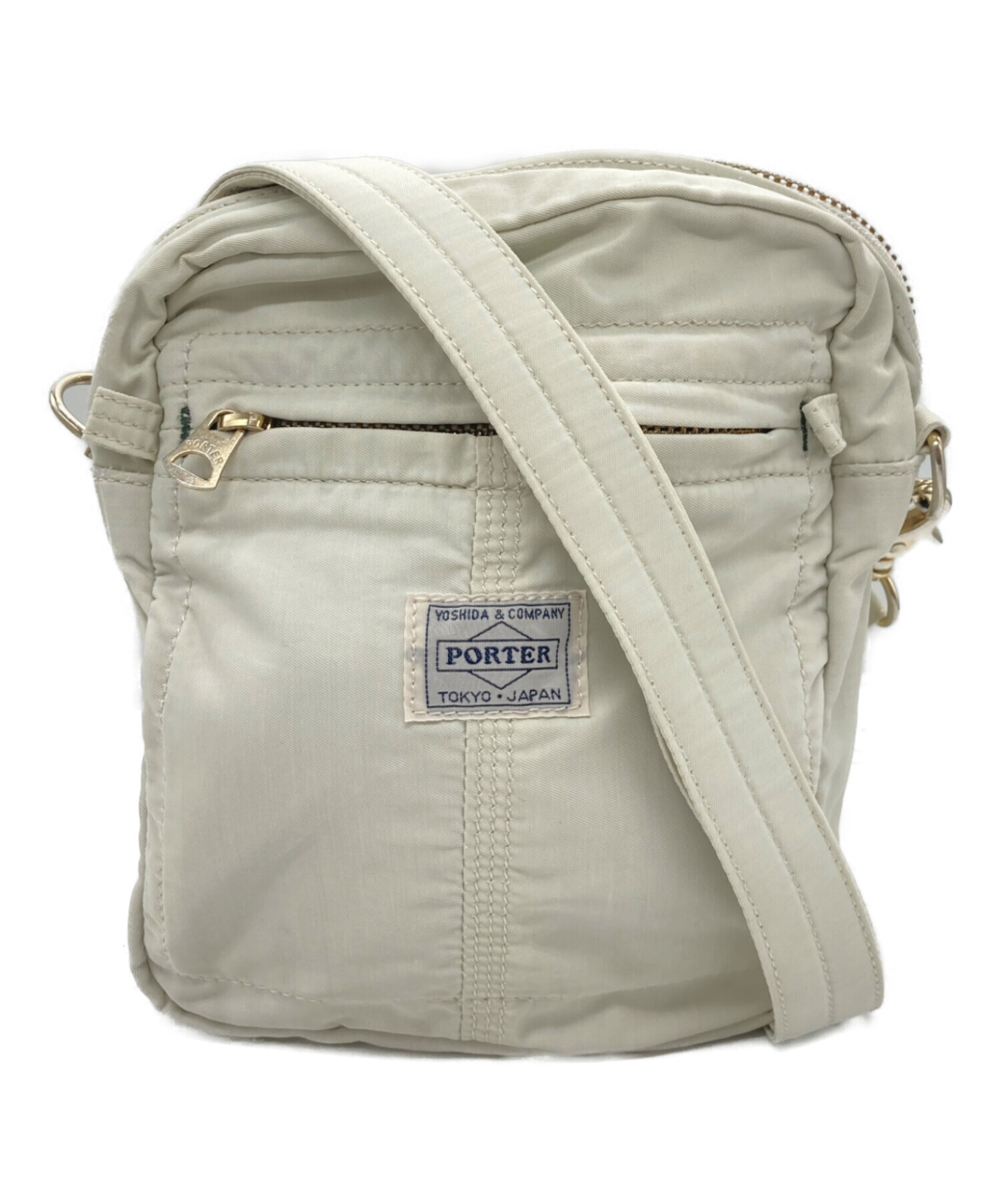中古・古着通販】PORTER (ポーター) ショルダーバッグ アイボリー 