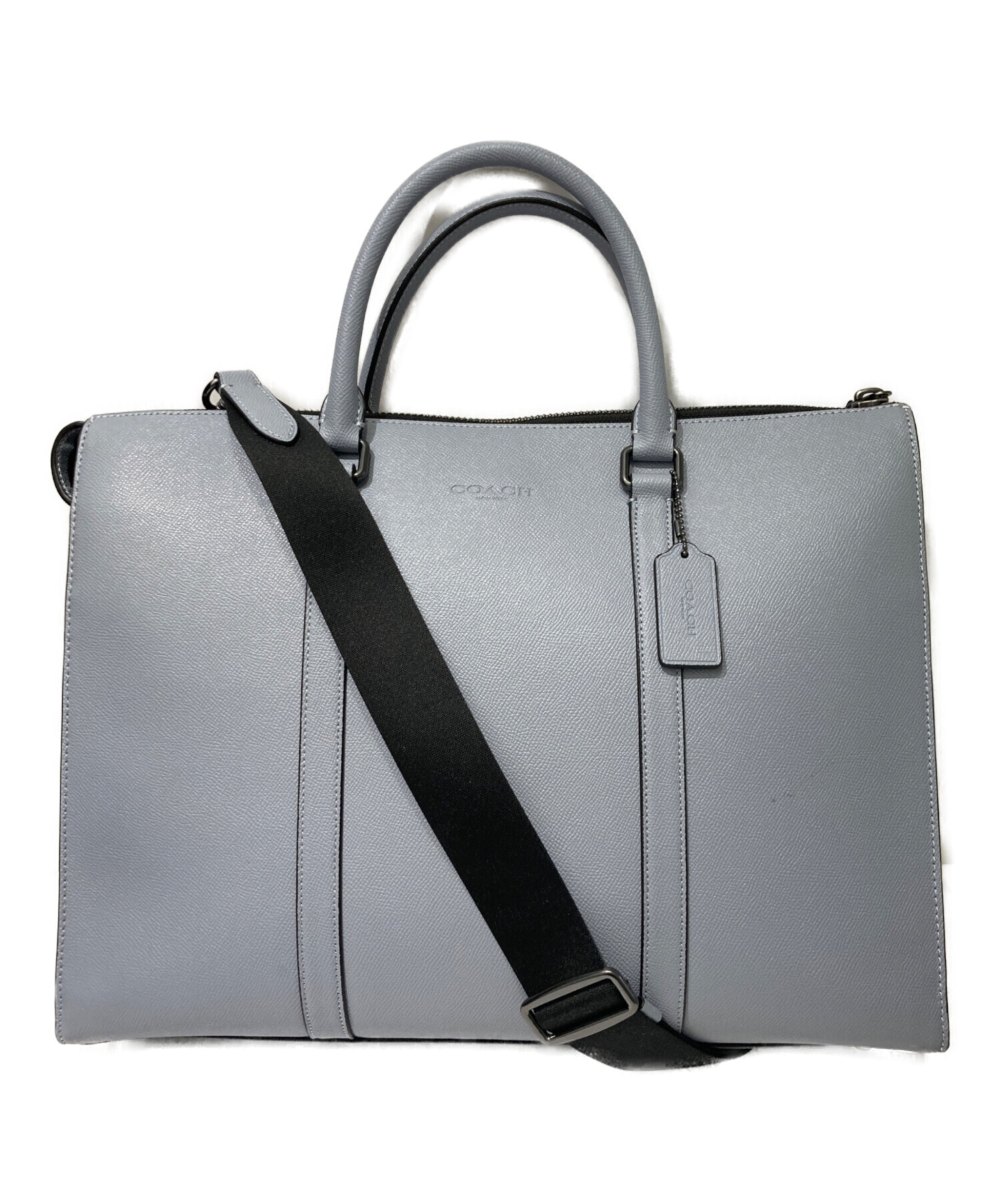 中古・古着通販】COACH (コーチ) グラハム ジップ ブリーフ ブルー