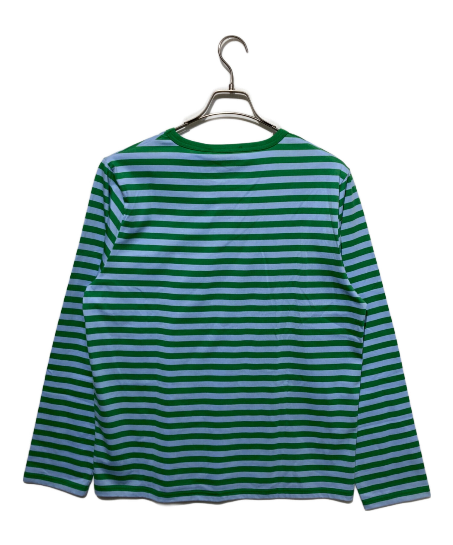 中古・古着通販】marimekko (マリメッコ) ボーダーカットソー ブルー 