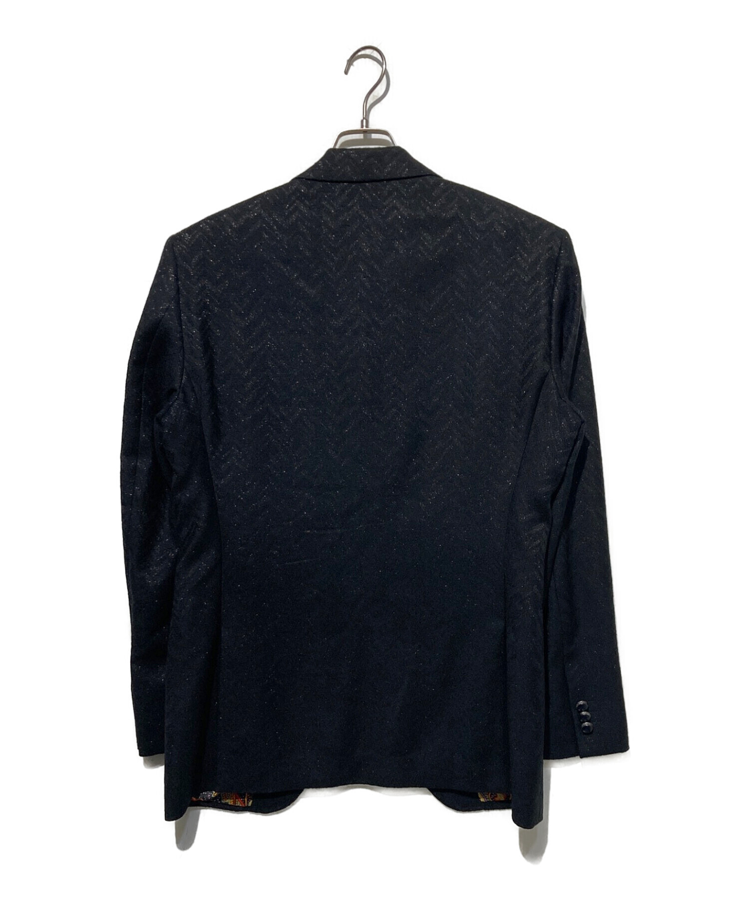 中古・古着通販】ETRO (エトロ) テーラードジャケット ブラック サイズ