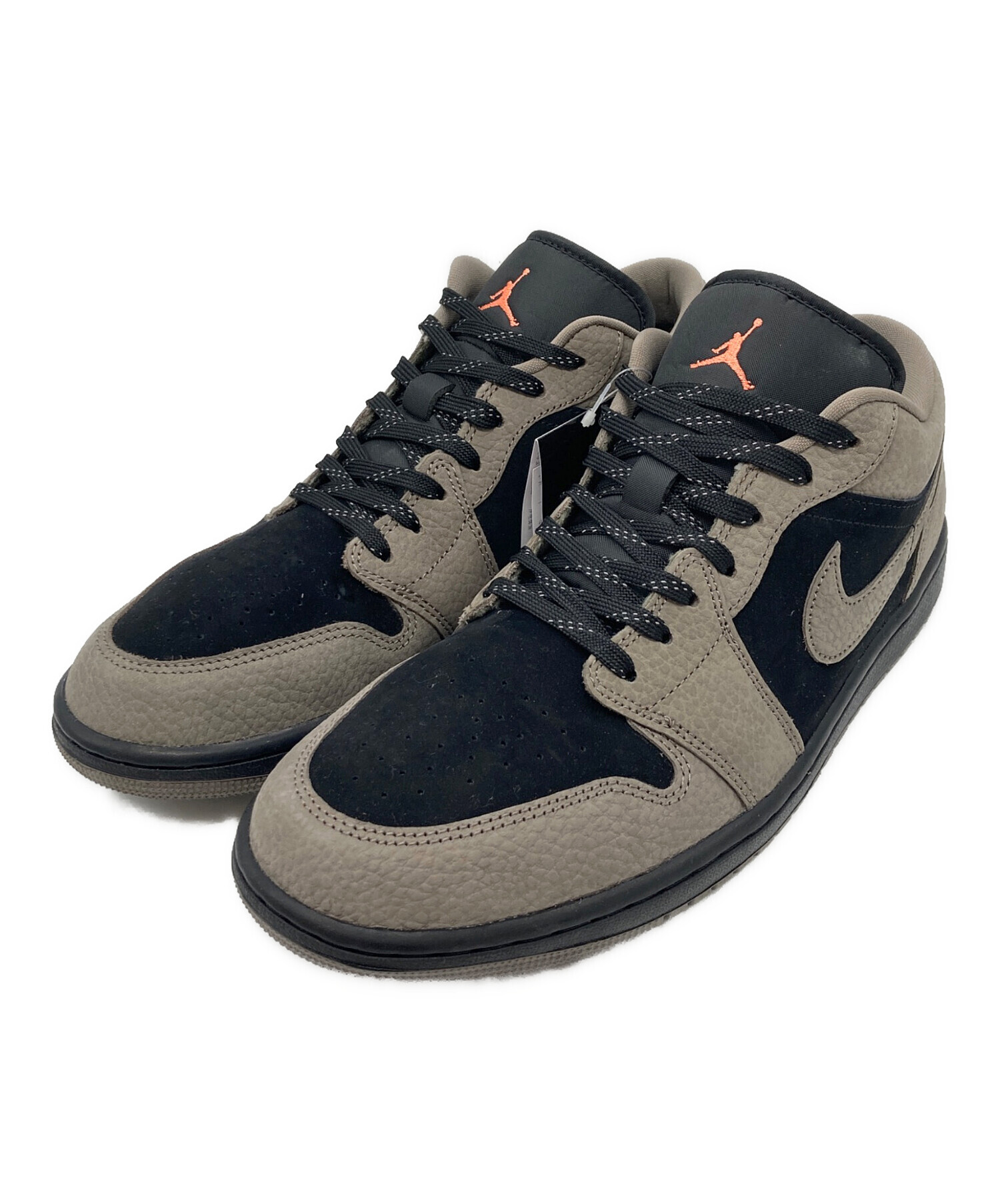 中古・古着通販】NIKE (ナイキ) AIR JORDAN 1 LOW SE ブラック×グレー 