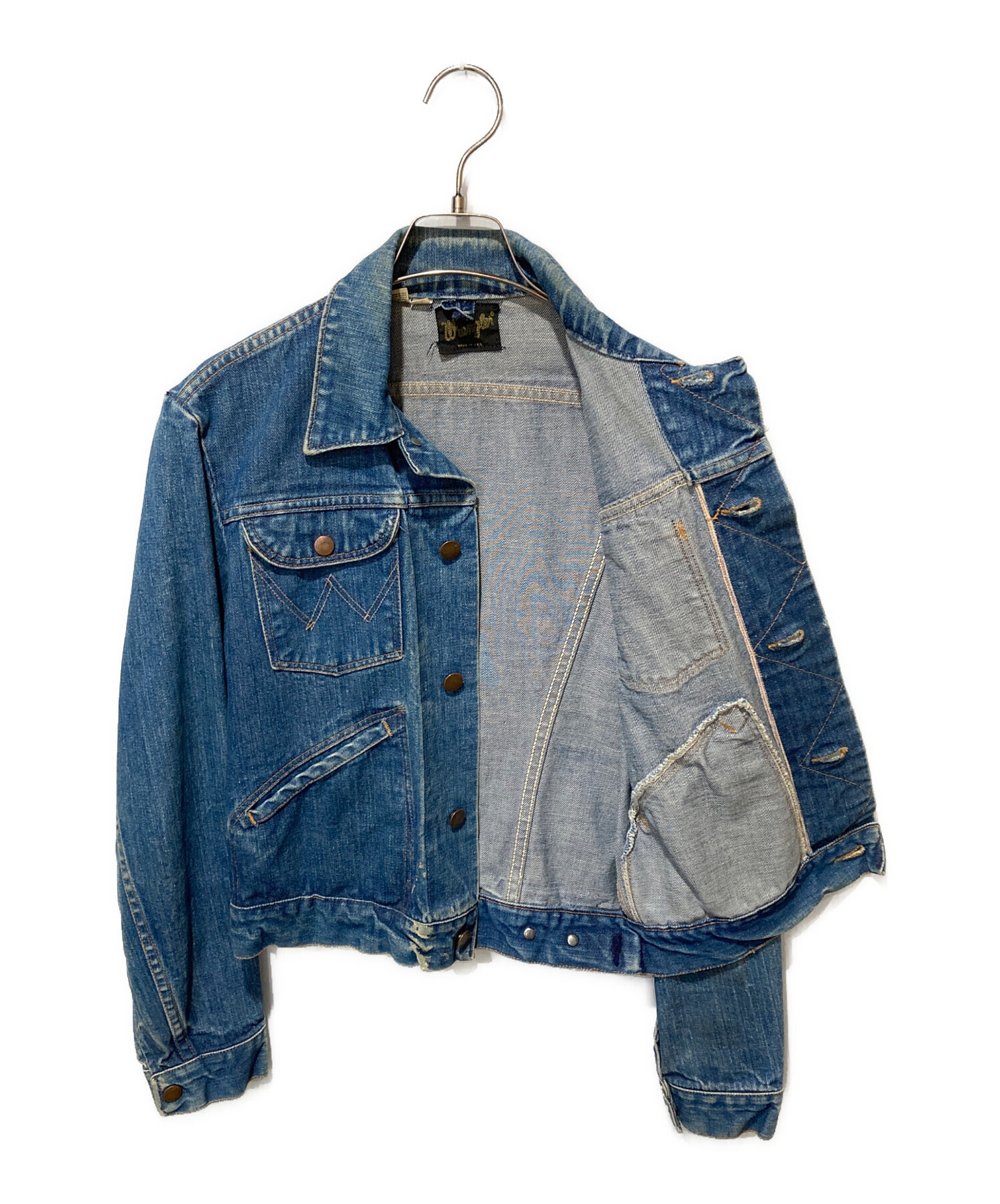 中古・古着通販】Wrangler (ラングラー) 124MJ デニムジャケット