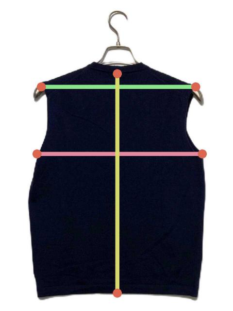 中古・古着通販】JIL SANDER (ジルサンダー) Vネックニットベスト