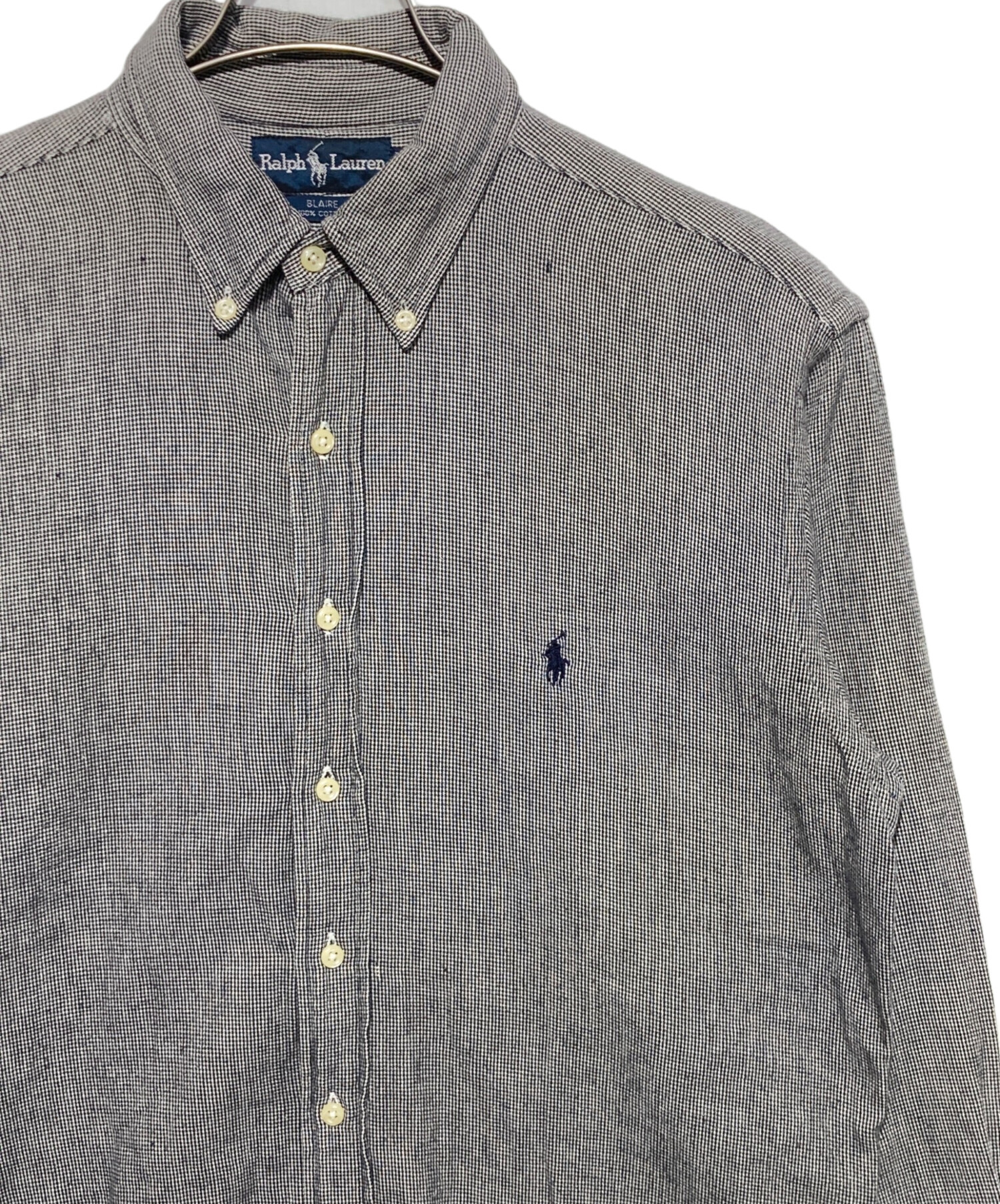RRL Ralph Lauren グレー系チェック 中古・古着通販】RALPH LAUREN (ラルフローレン) チェックシャツ