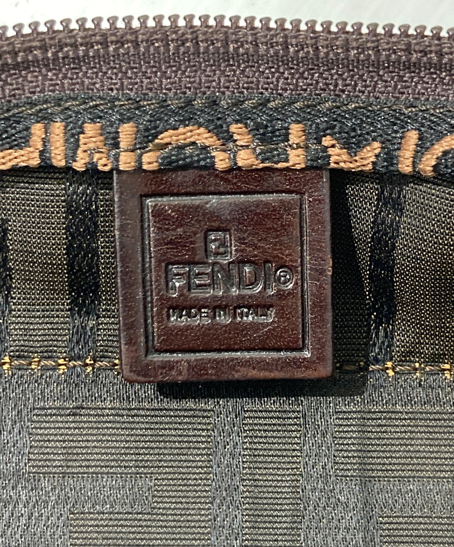中古・古着通販】FENDI (フェンディ) ズッカ柄ミニハンドバッグ