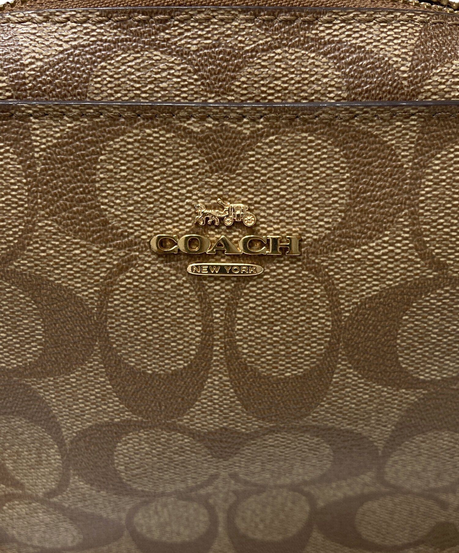 中古・古着通販】COACH (コーチ) シグネチャーショルダーバッグ