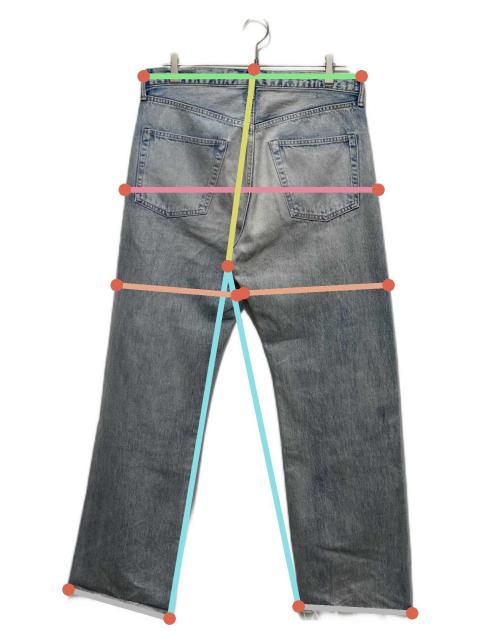 中古・古着通販】UNUSED (アンユーズド) ダメージデニムパンツ