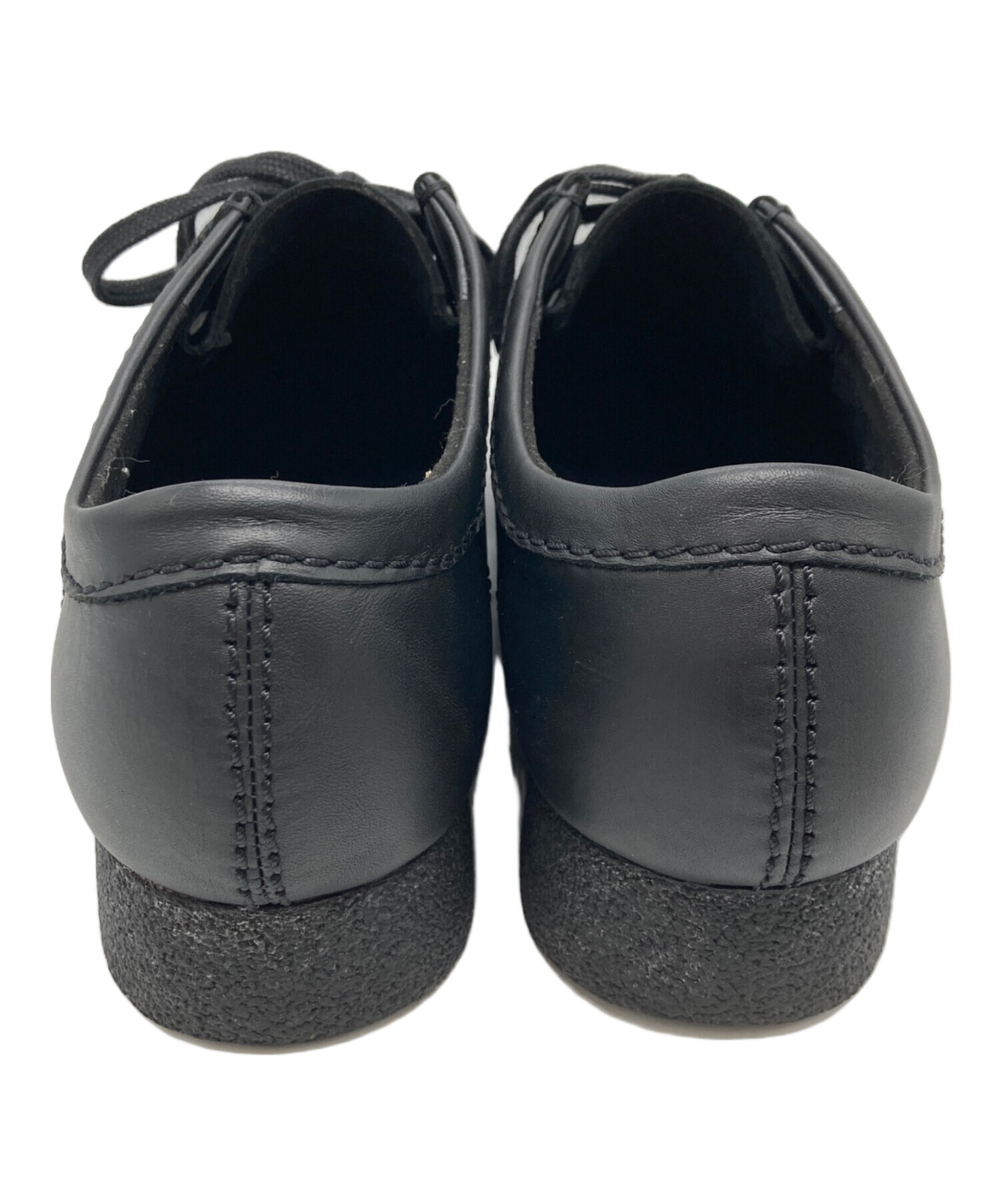 中古　Clarks◆シューズ/BLK 中古・古着通販】CLARKS (クラークス) WALLABEES ブラック サイズ:27cm