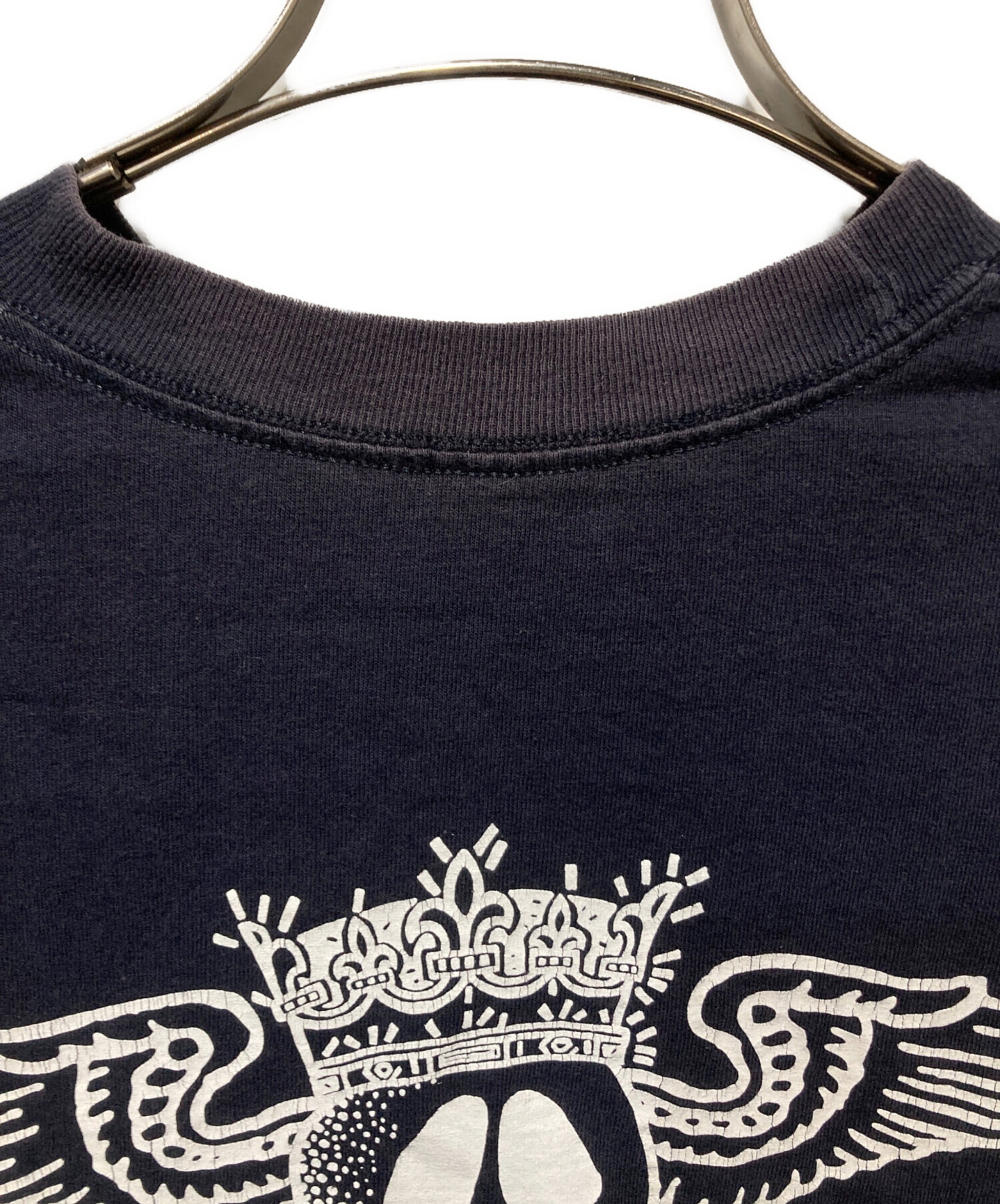 中古・古着通販】stussy (ステューシー) Tシャツ ネイビー サイズ:M