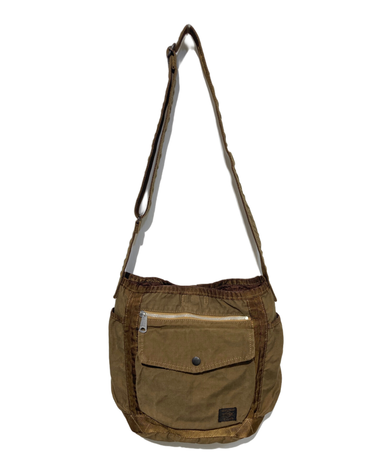 中古・古着通販】PORTER (ポーター) CRAG SHOULDER BAG(S) ブラウン