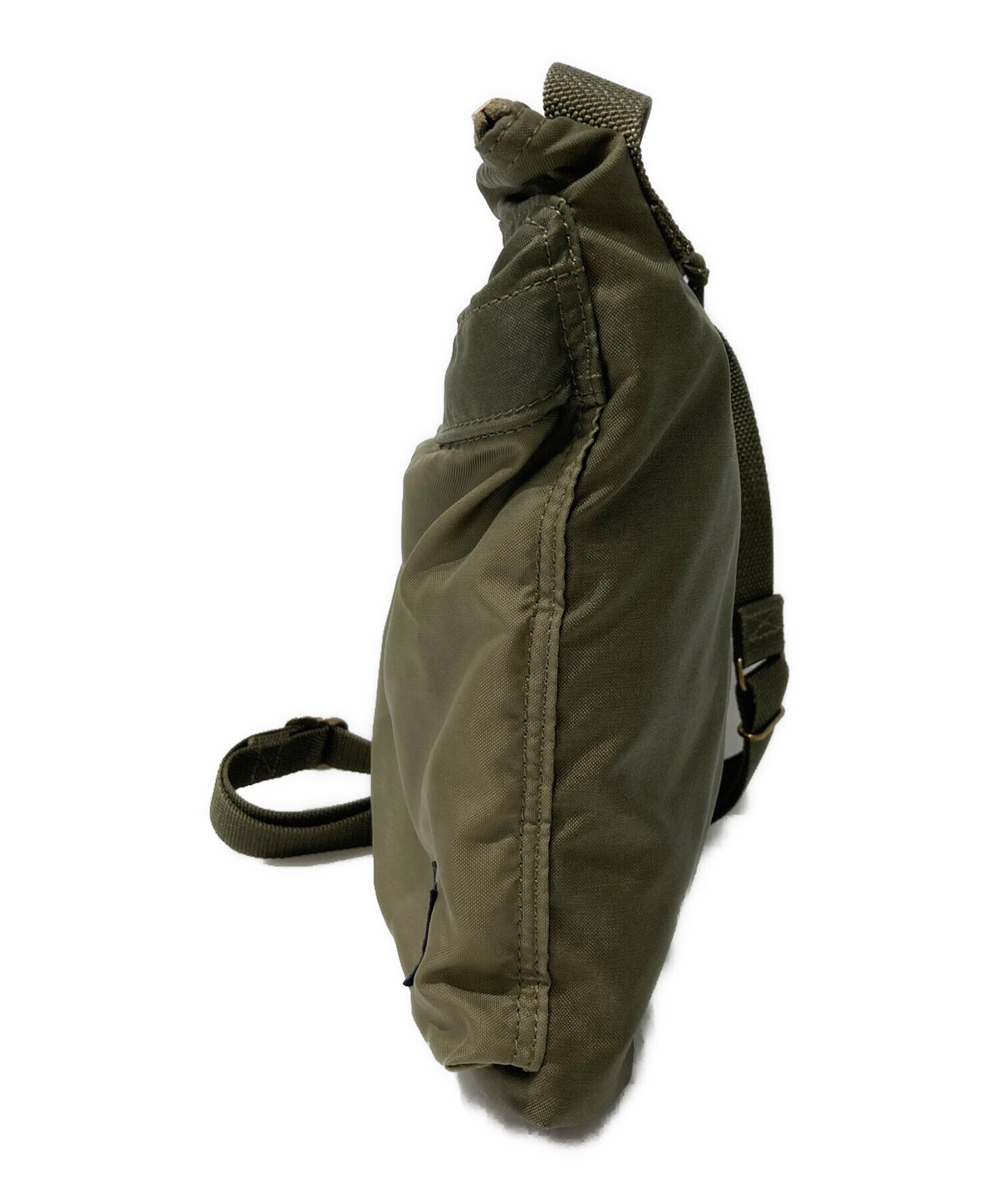 PORTER ポーター カーキ　ショルダー 中古・古着通販】PORTER (ポーター) ショルダーバッグ カーキ